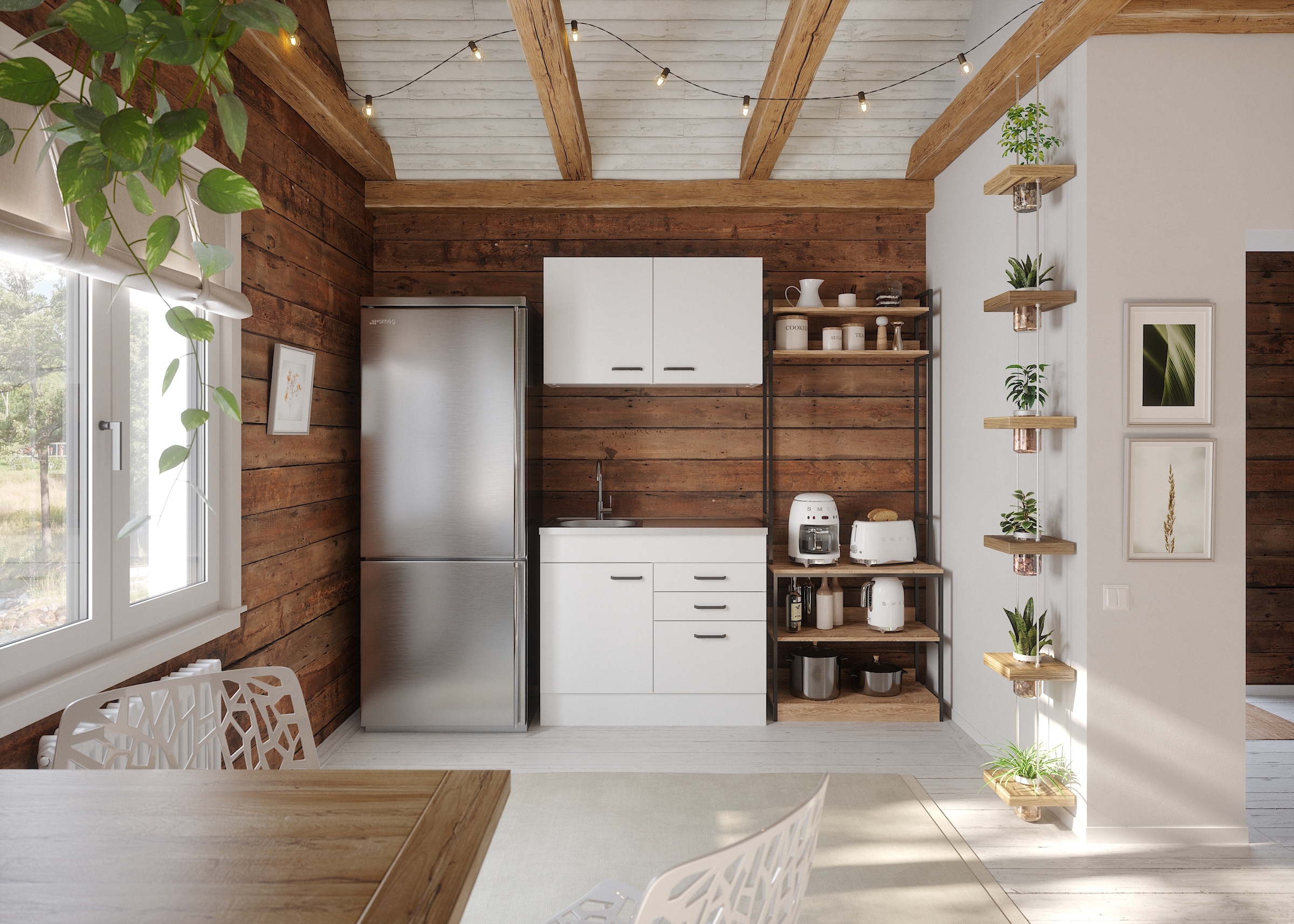 OPTIFIT Pantryküche »OPTImulti« Breite 100 cm, Tiefe 50 cm, mit Spülenauflage