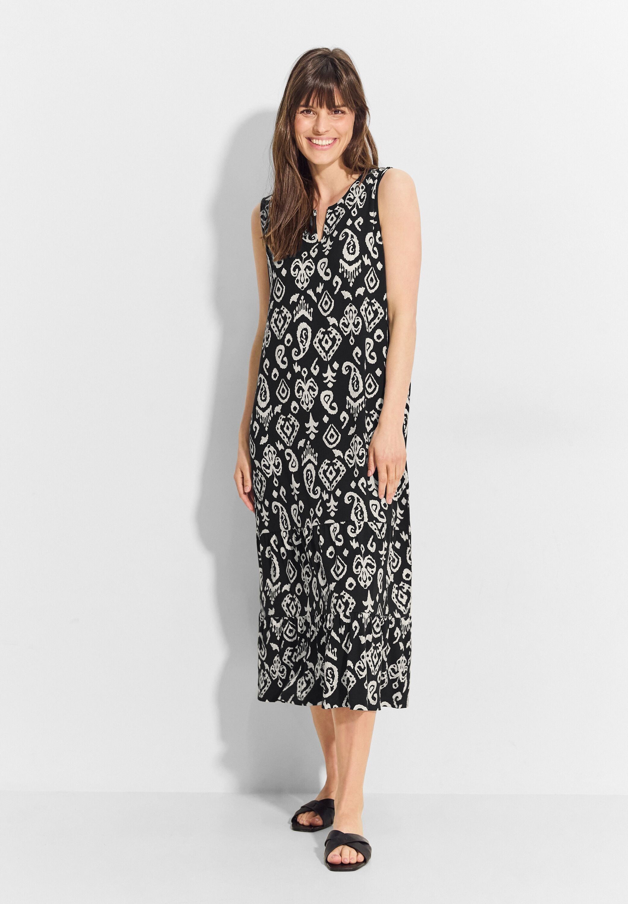 Cecil Jerseykleid, mit All-Over Print