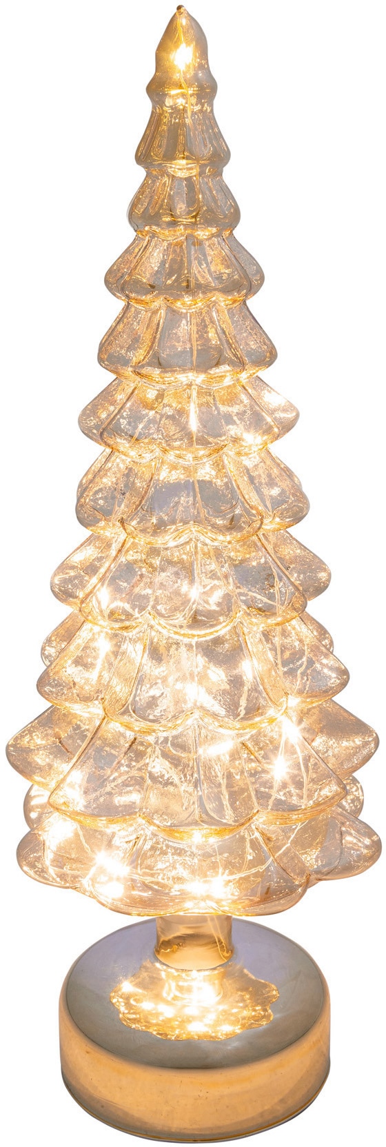 Creativ light LED Baum »Tanne, Höhe mit Jahren ca. Glas, XXL mit 12 kaufen cm 3 LEDs, online Garantie 33 Weihnachtsdeko«, aus 