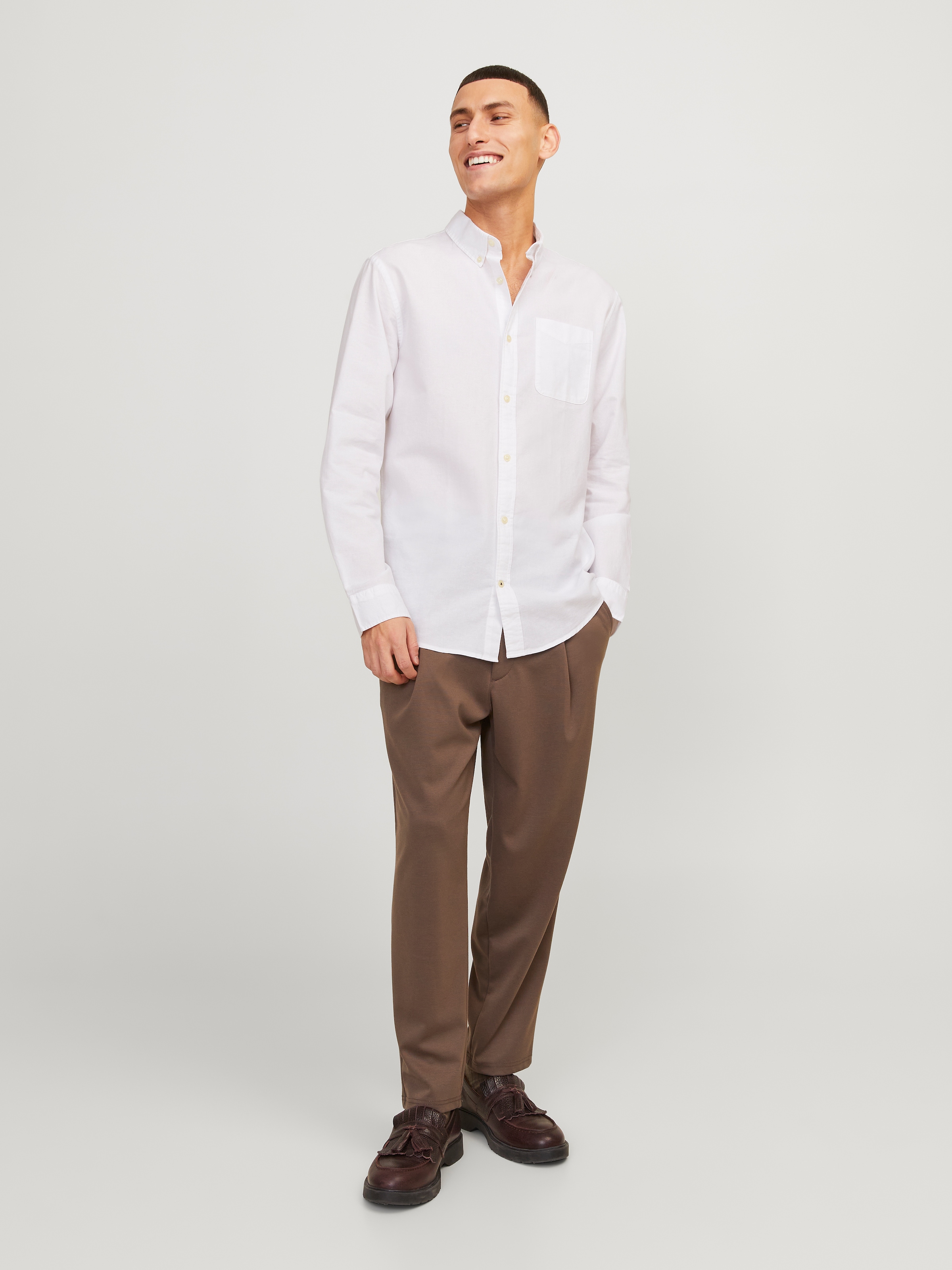Jack & Jones Langarmhemd »OXFORD SHIRT«