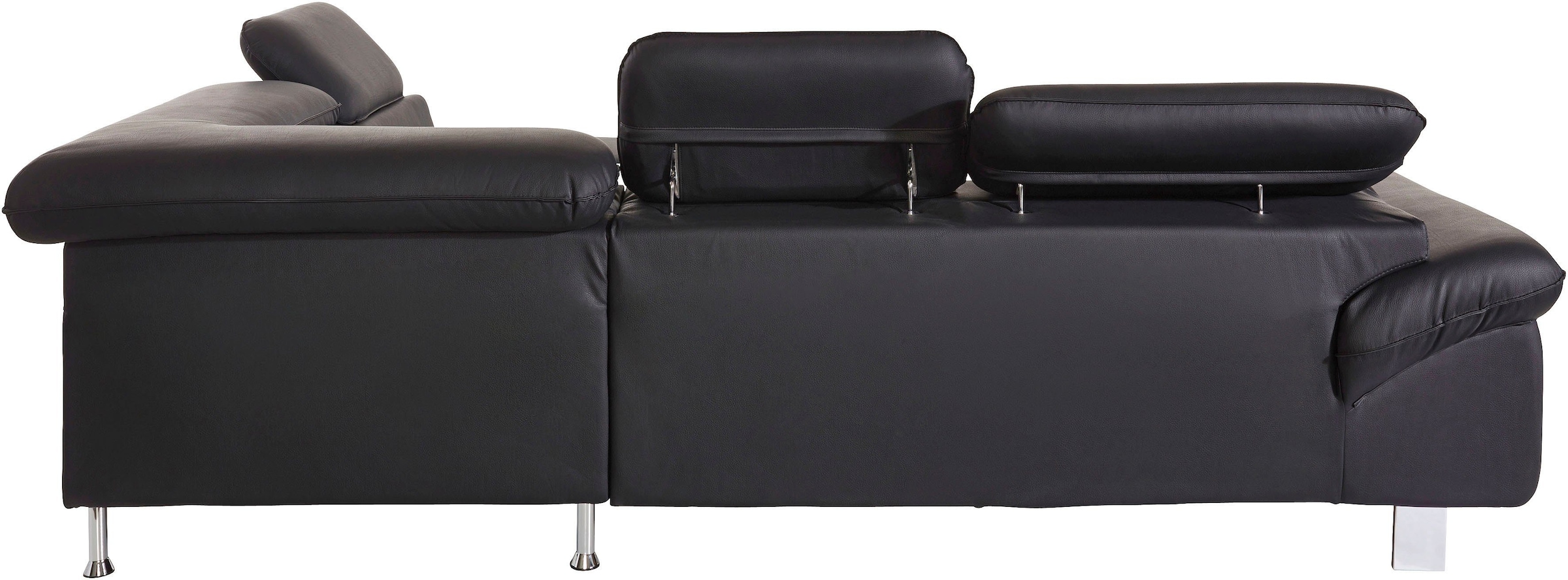 COTTA Polstergarnitur »Driver L-Form«, (Set), Set bestehend aus: Ecksofa mit Kopfteilverstellung & Hocker