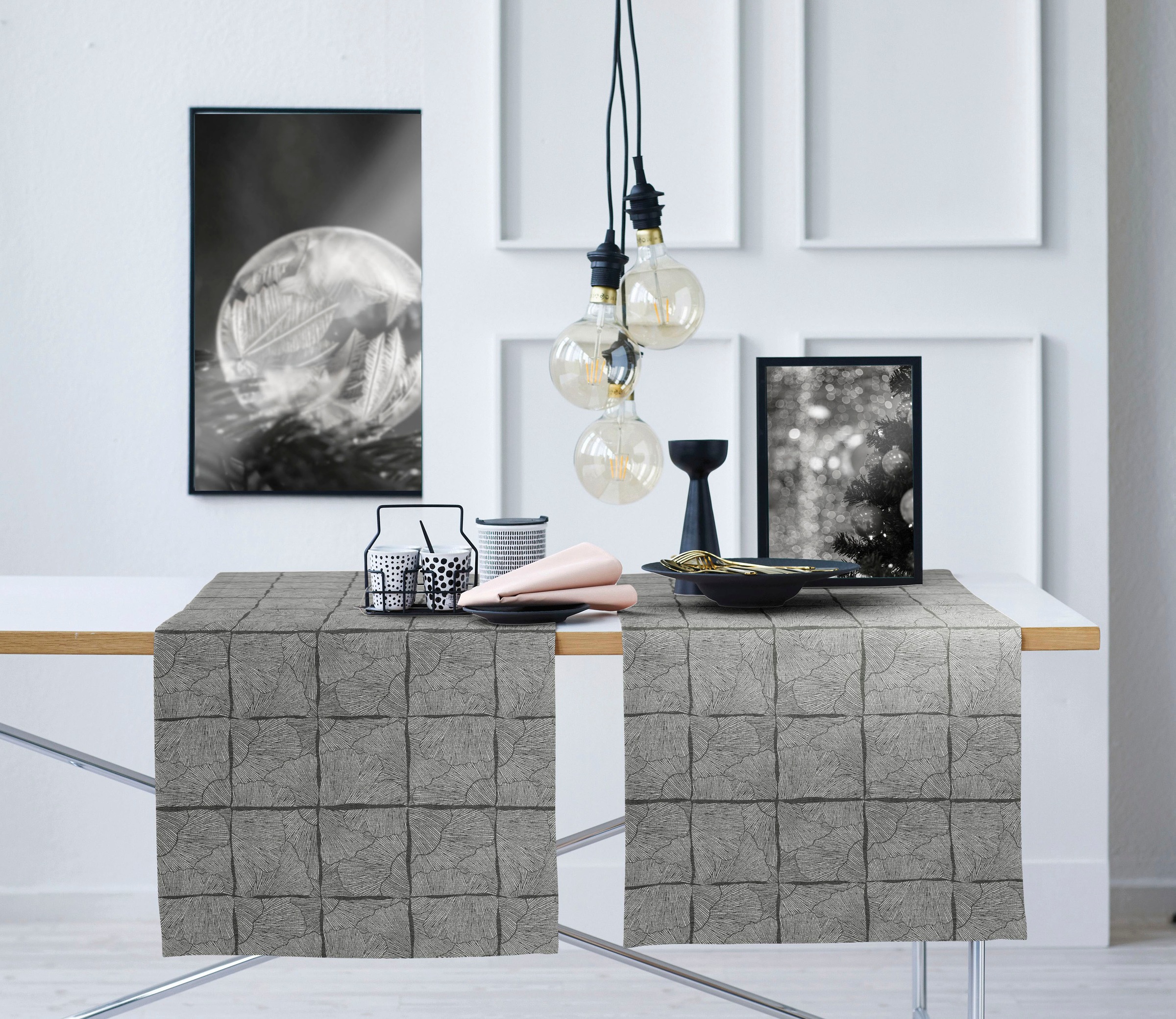 APELT Tischläufer »6300 CHRISTMAS GLAM, Weihnachtsdeko, Weihnachten« Lurex-Jacquardgewebe