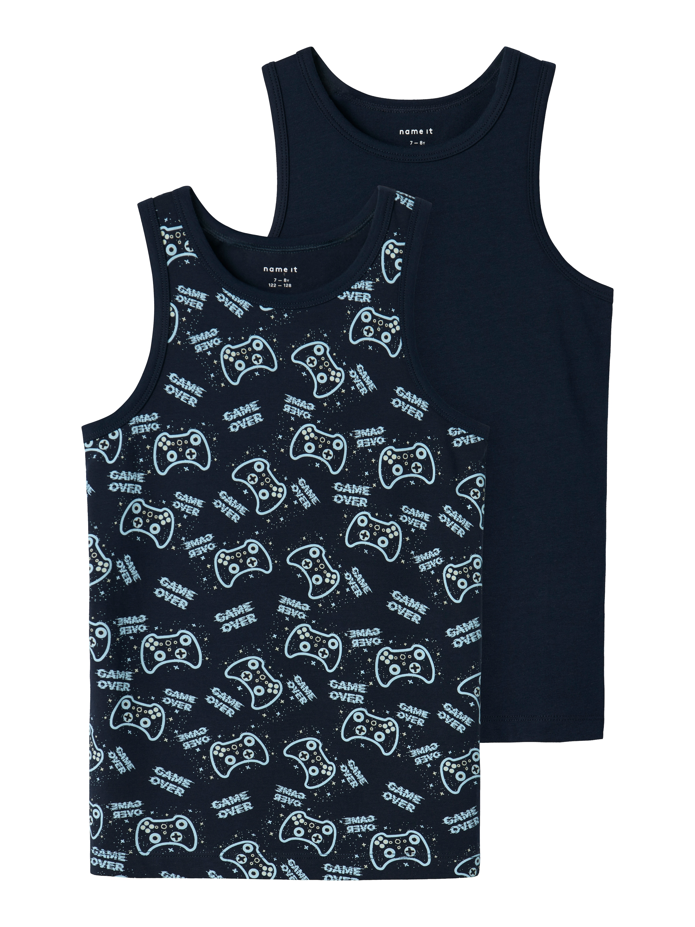 Name It Unterhemd »NKMTANK TOP 2P SAPPHIRE GAME NOOS«, (Packung, 2 St.)