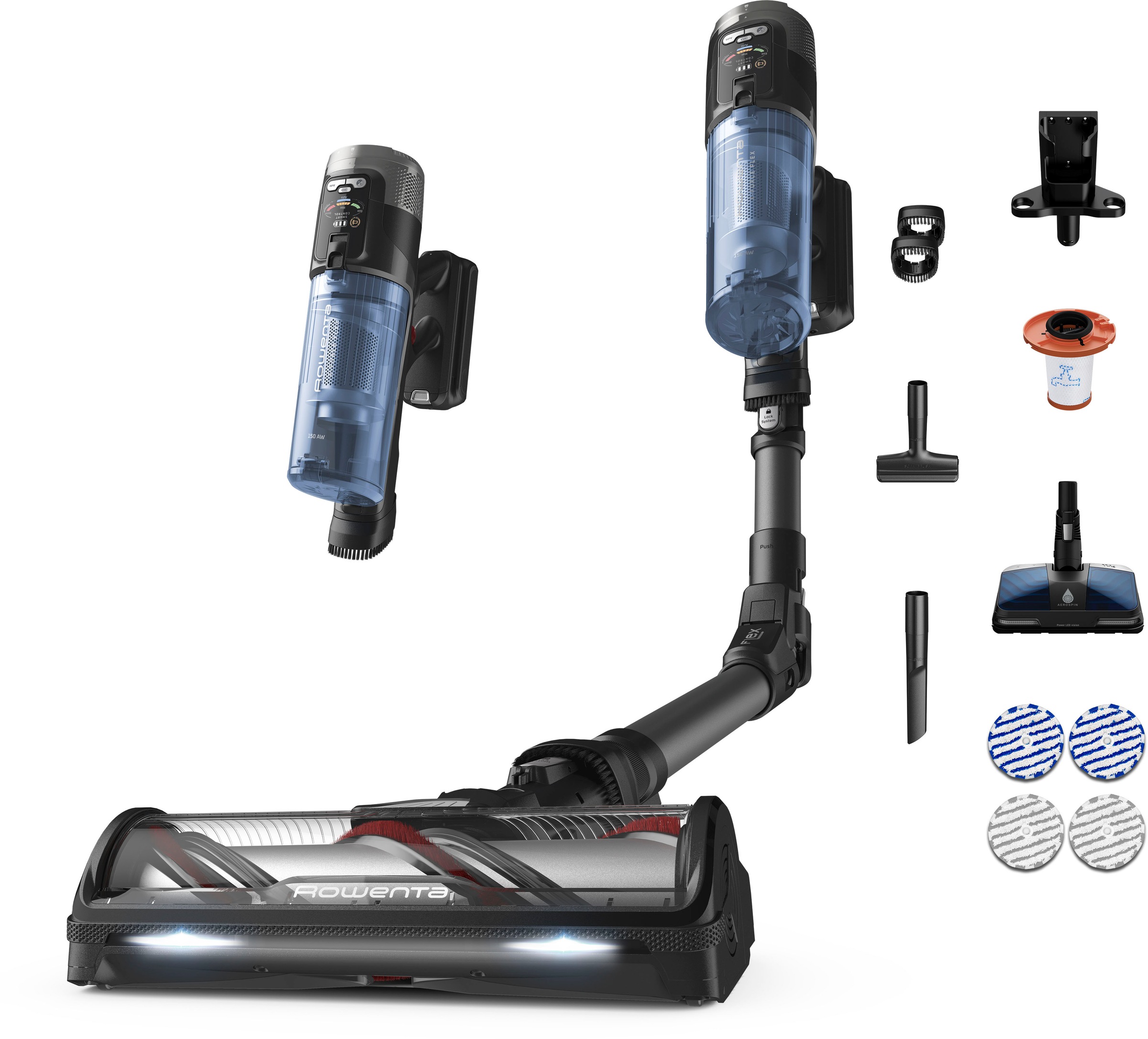 Rowenta Akku-Stielstaubsauger »Rowenta RH9LC1 X-Force Flex 12.60 Neo Allergy Aerospin«