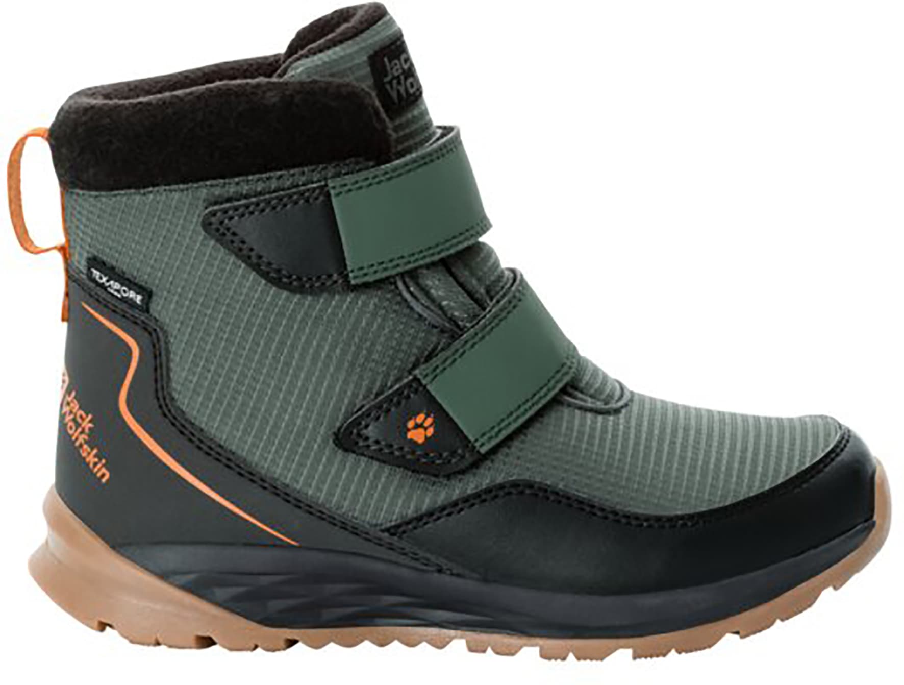 Jack Wolfskin Winterstiefel »POLAR BEAR TEXAPORE MID VC K«, Snowboots, Winterboots, Winterschuhe, wasserdicht, gefüttert