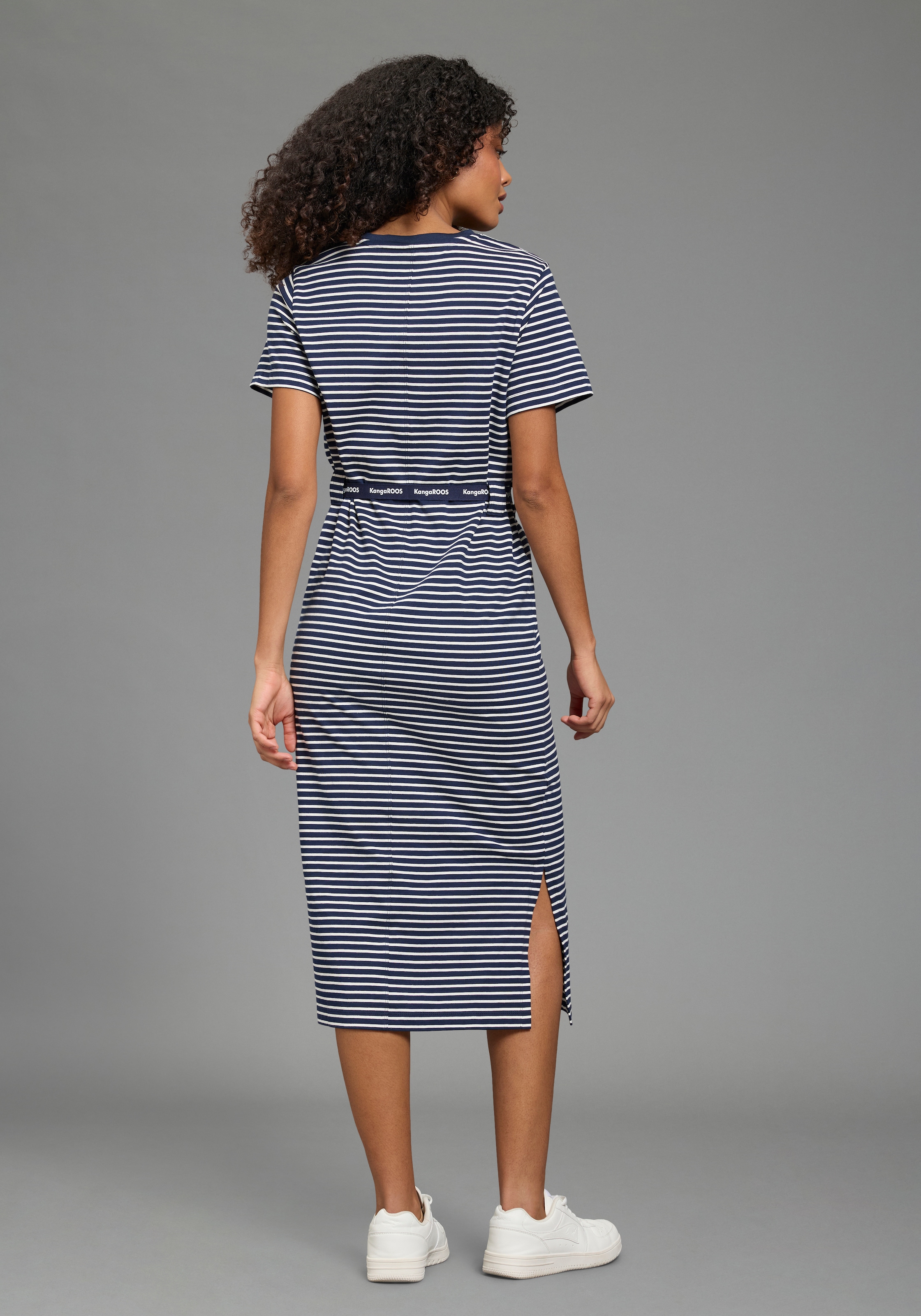 KangaROOS Midikleid 2 tlg. tlg. im sportlichen Look aus festem Jersey