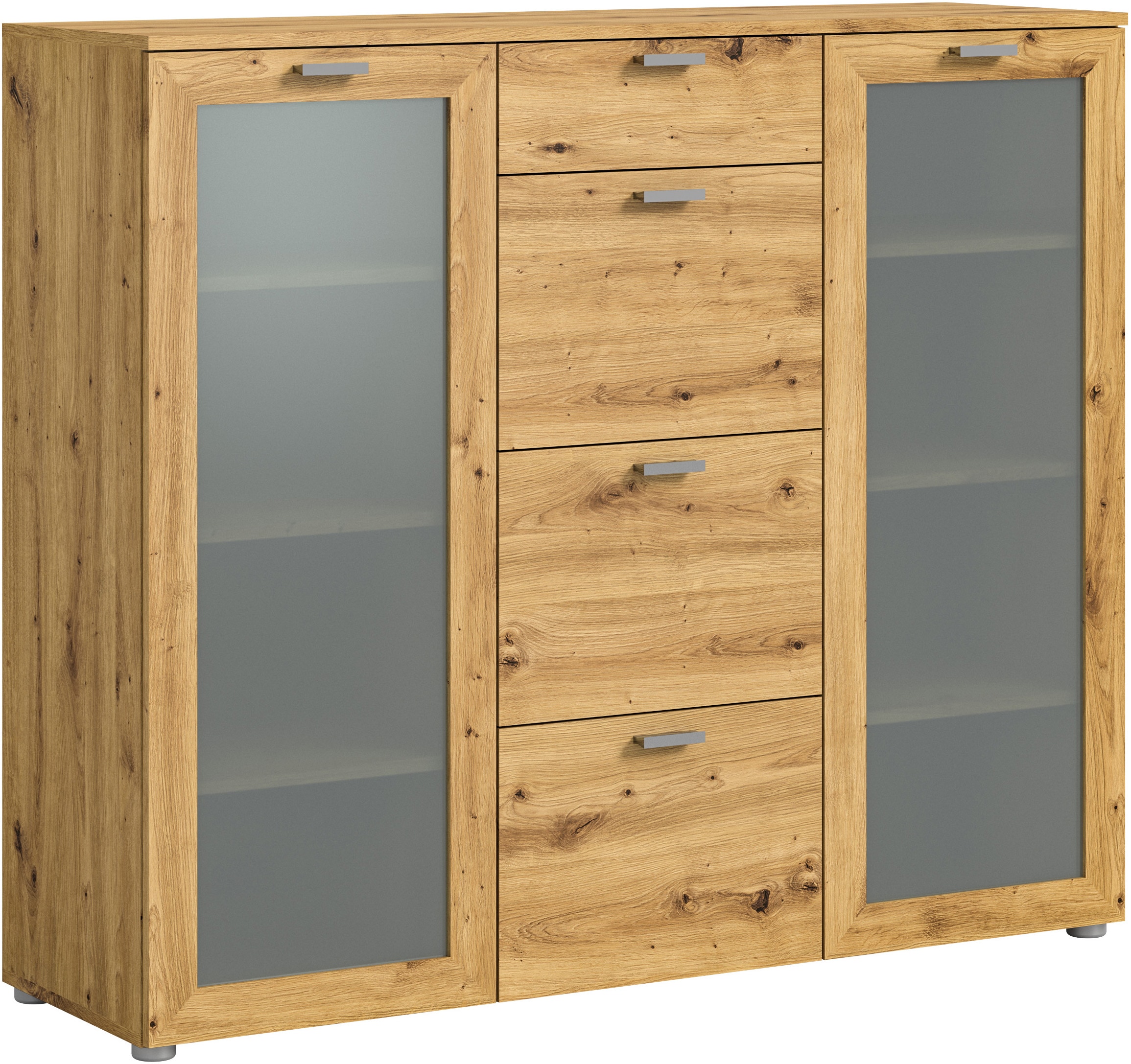 Highboard »Onex, Breite 135 cm, mit Glastür, vielseitig einsetzbar«, in verschiedenen...