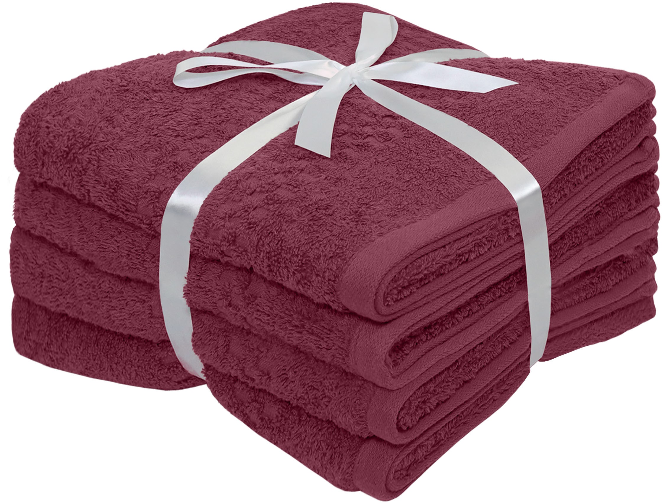 OTTO home Handtuch »Regona, Handtücher 50x100cm, flauschig und weich, 500gr/m²« Premium Handtücher mit Bordüre, Set, 100% Baumwolle, 5 Jahre Garantie