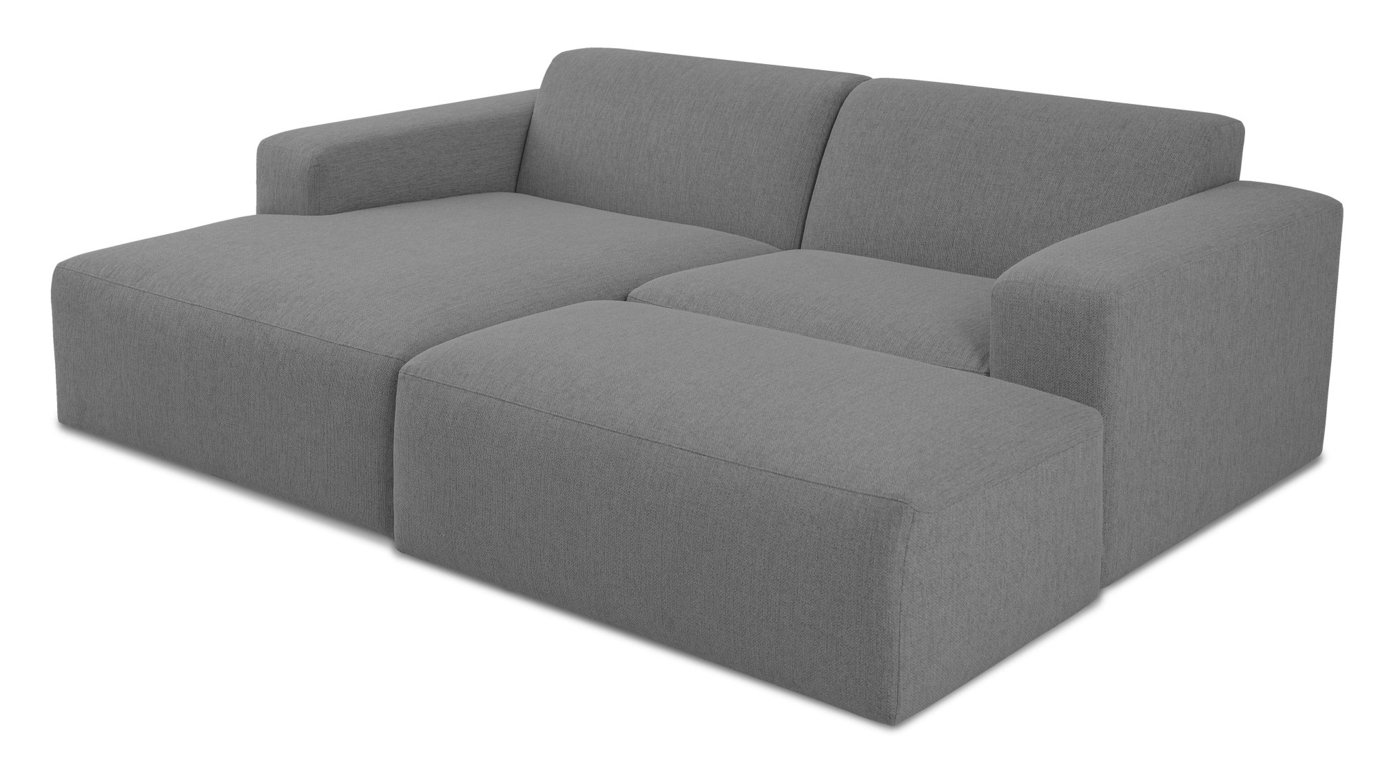 INOSIGN Ecksofa »Koa,228cm, L-Form, Modulsofa, Webstoff, Cord«, Designsofa, Set, Hocker inklusive, weicher Lounge-Sitzkomfort