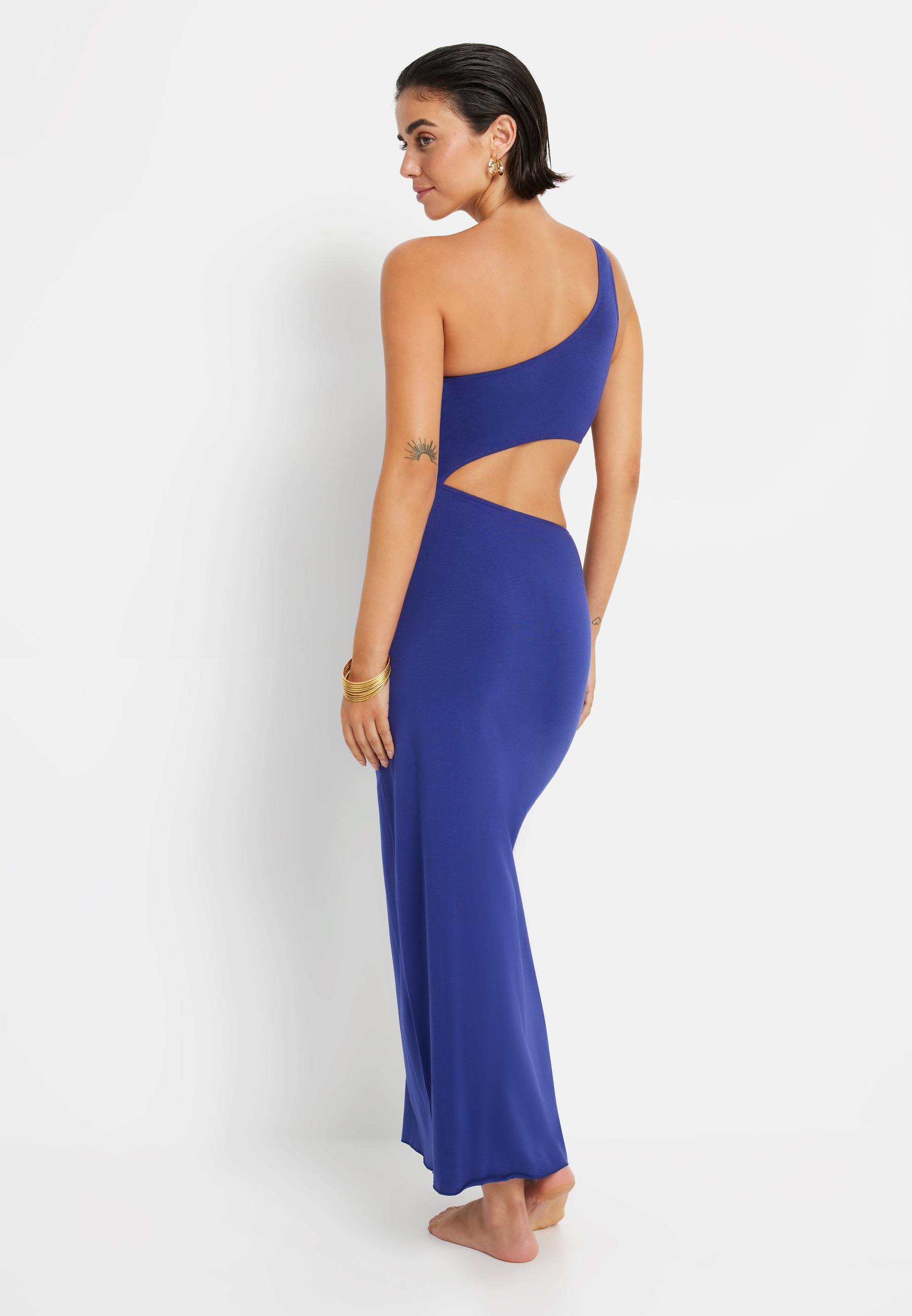 LSCN by LASCANA One-Shoulder-Kleid