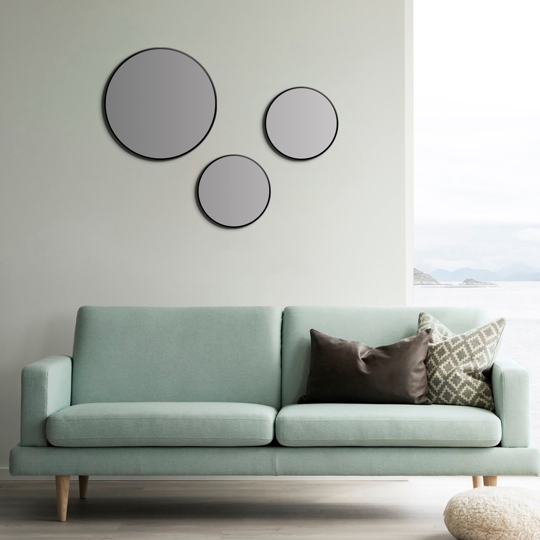 Talos Badspiegel »Picasso« hochwertiger Aluminiumrahmen