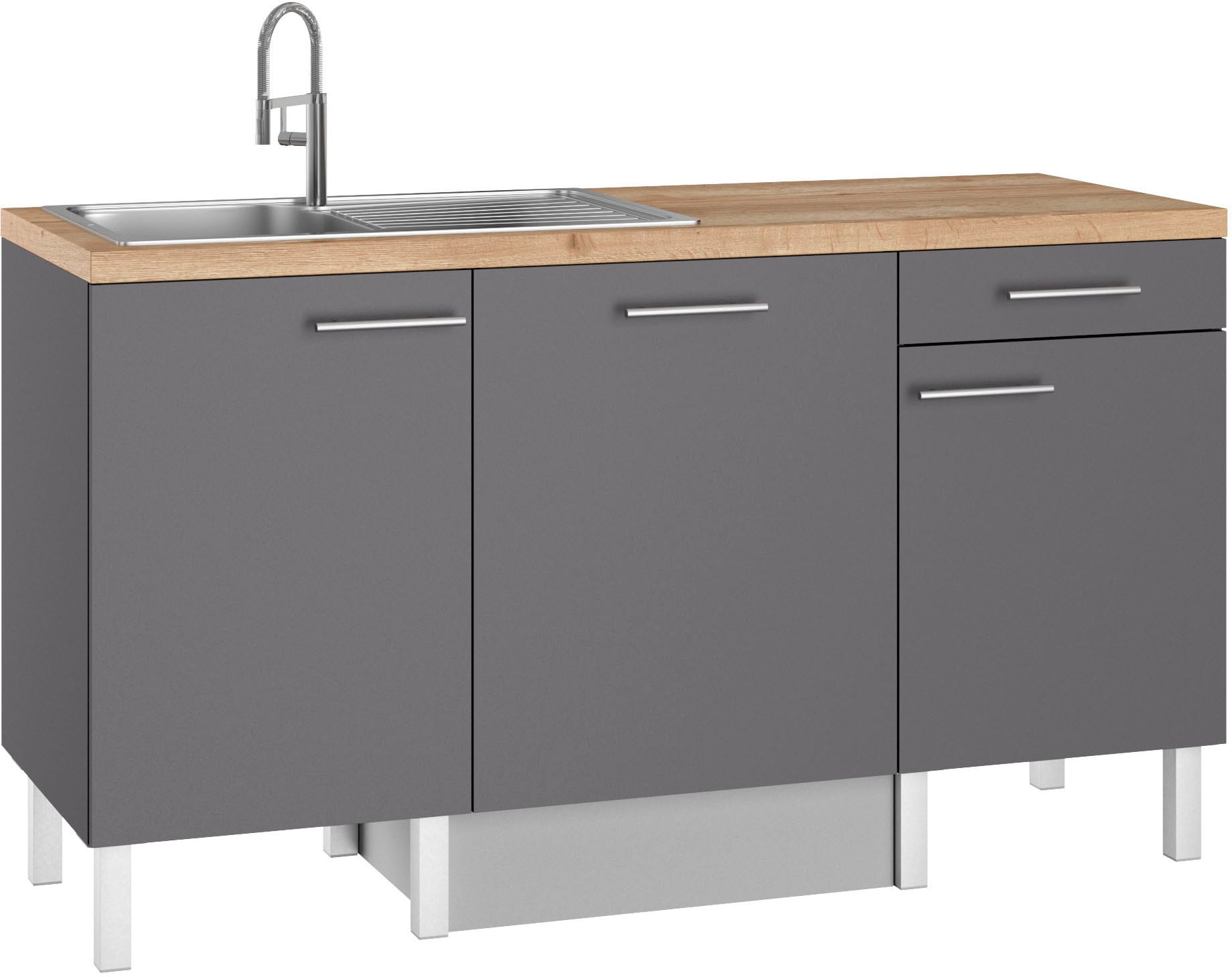 OPTIFIT Pantryküche »Lilly«, Breite 160 cm, wahlweise mit E-Geräten