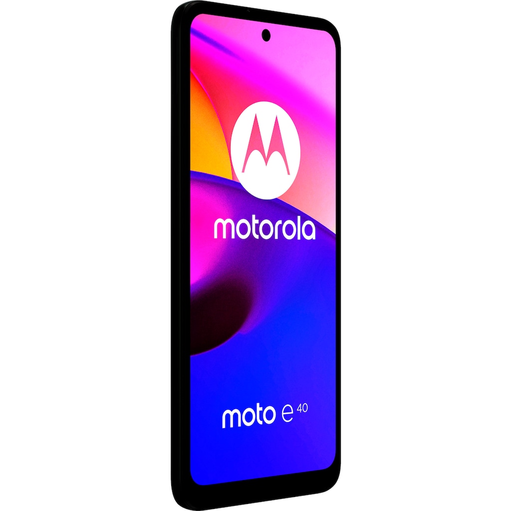 Motorola Smartphone »E 40«, dunkelgrau, 16,59 cm/6,53 Zoll, 64 GB Speicherplatz, 48 MP Kamera