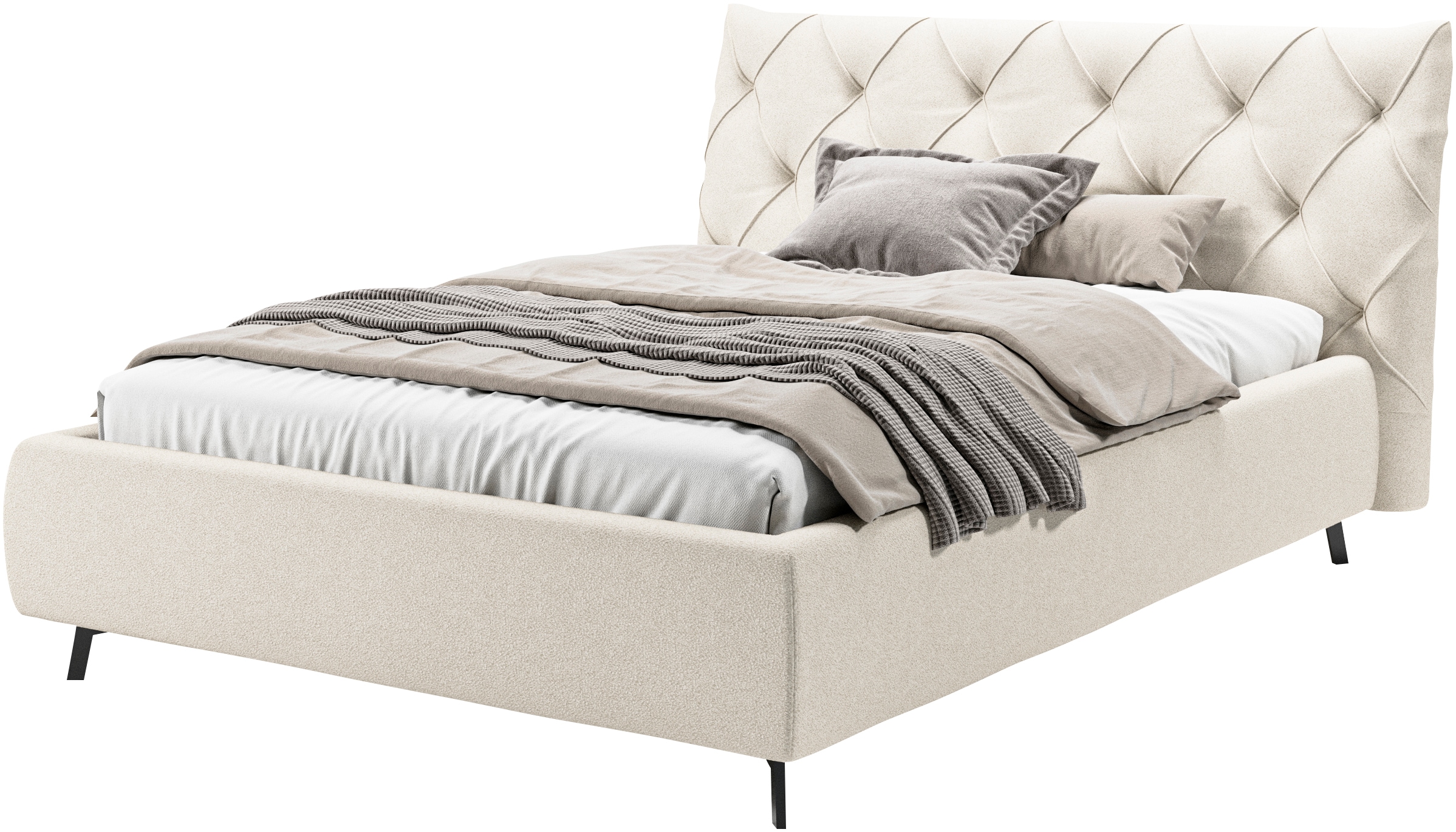 Home affaire »Elloree, in 4 Breiten bis 200cm, auch in Leder« Kopfteilhöhe 105 cm, belastbar bis 280 kg, auch in Überlänge 220cm