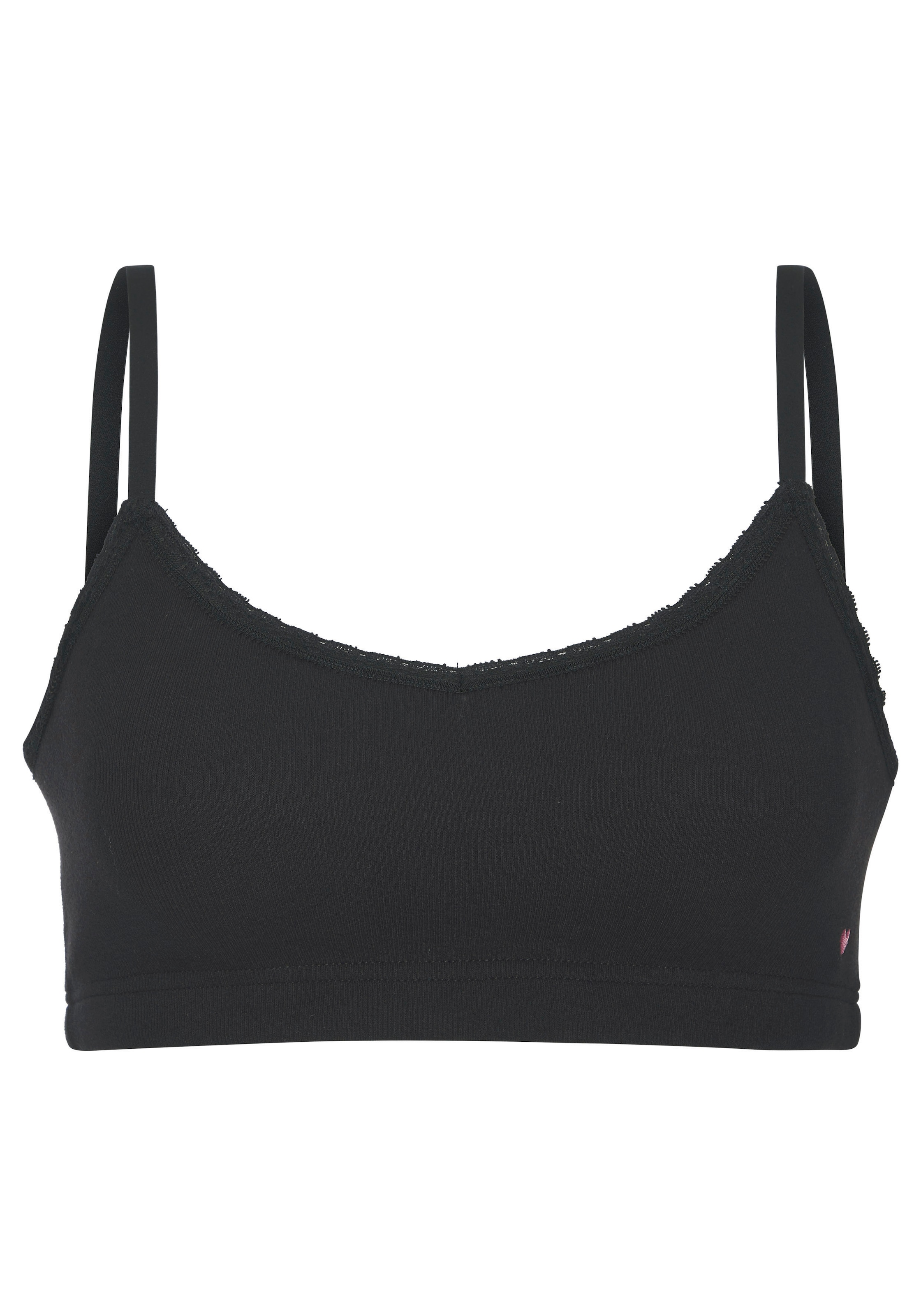 LASCANA Bustier in elastischer Rippen-Qualität