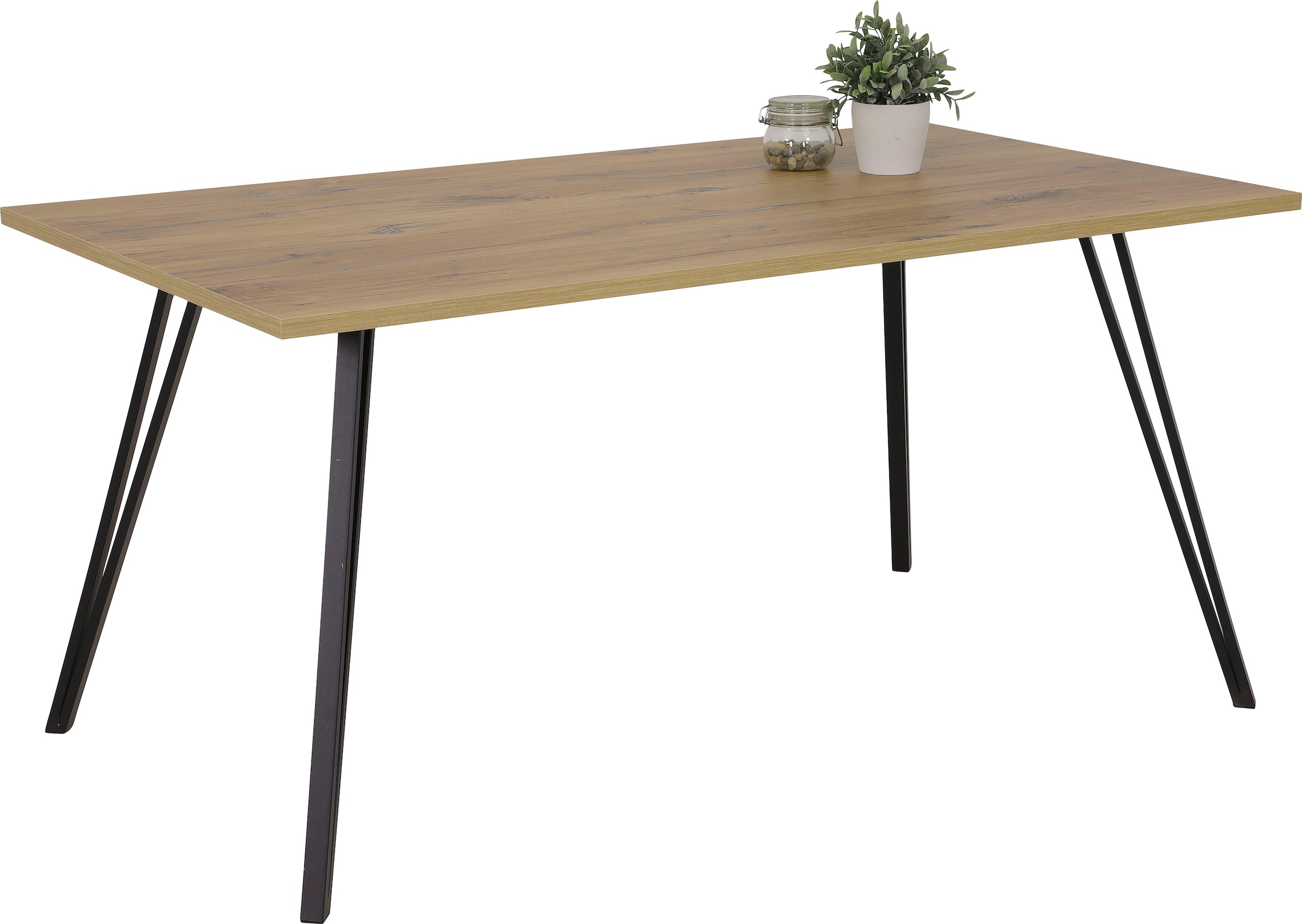 HELA Esstisch, Verschiedene Dekore, 160cm
