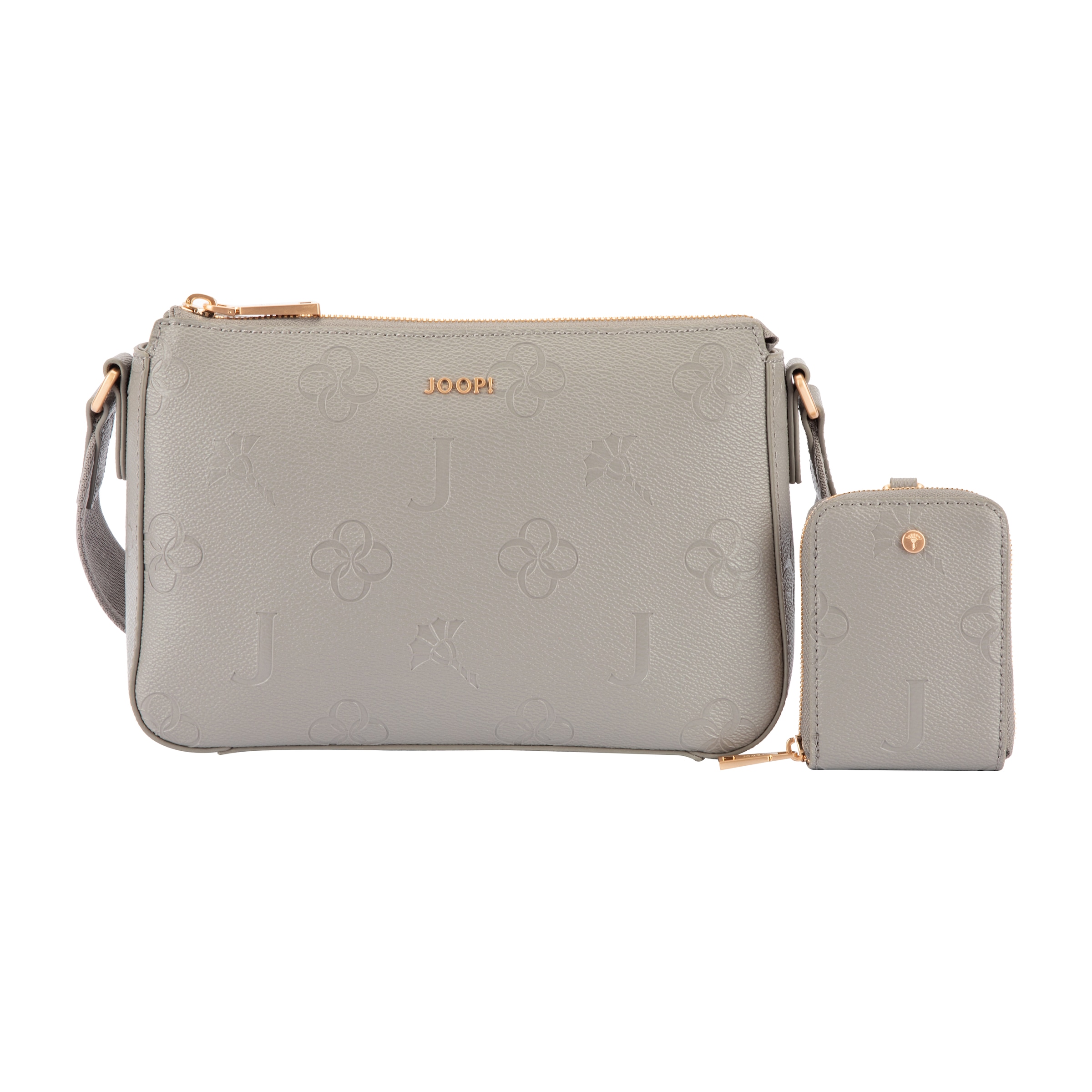 JOOP! Umhängetasche »decoro edition jasmina shoulderbag shz« Damen Schultertasche mit Logo-Emblem