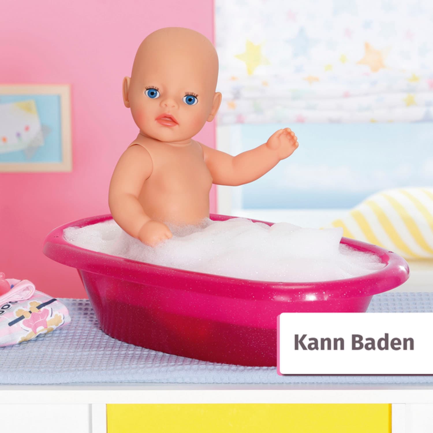 Baby Born Babypuppe »Soft Touch Little Girl, 36 cm«, mit lebensechten Funktionen
