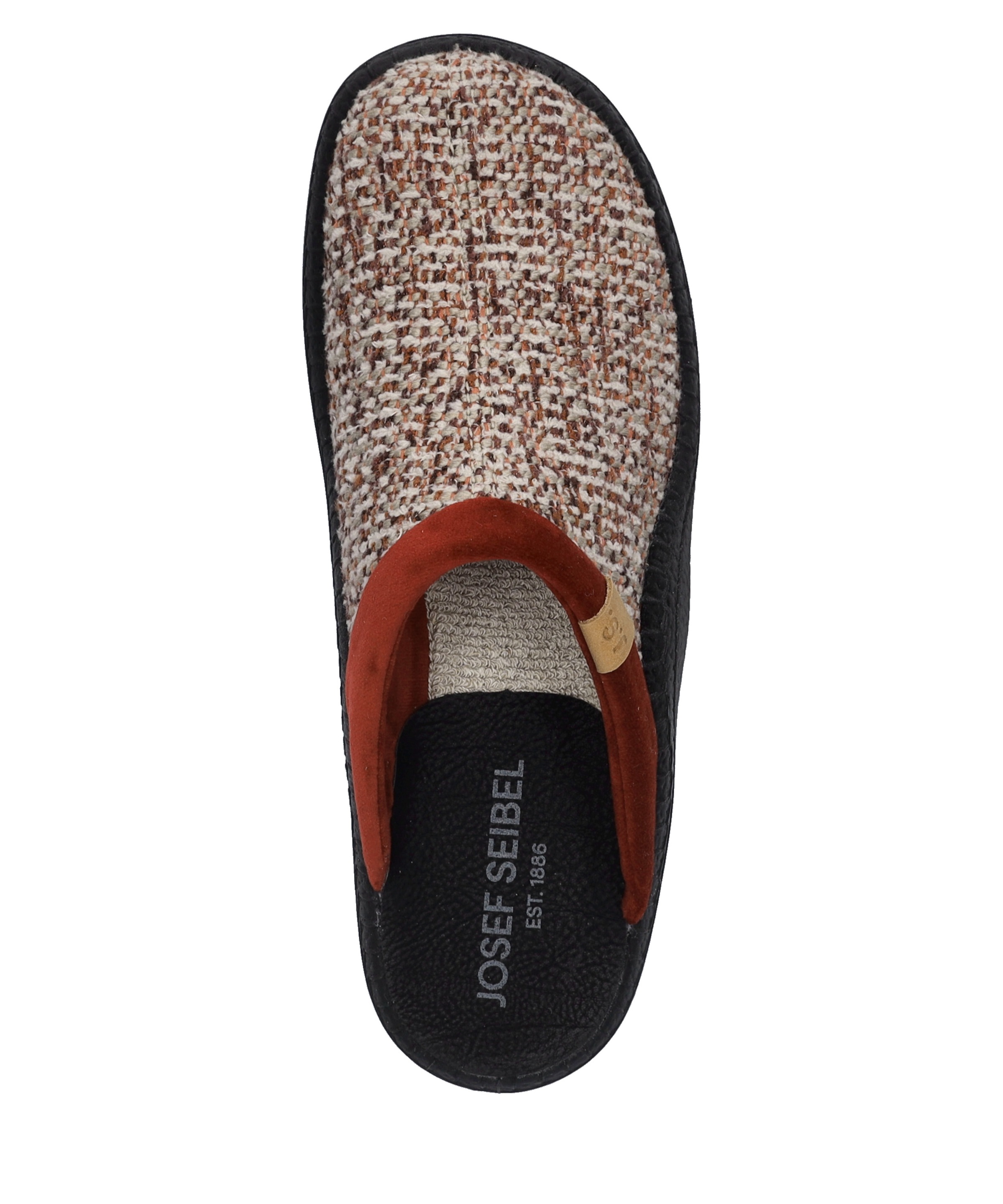 Josef Seibel Hausschuh »Monaco D 01, bordeaux-kombi«