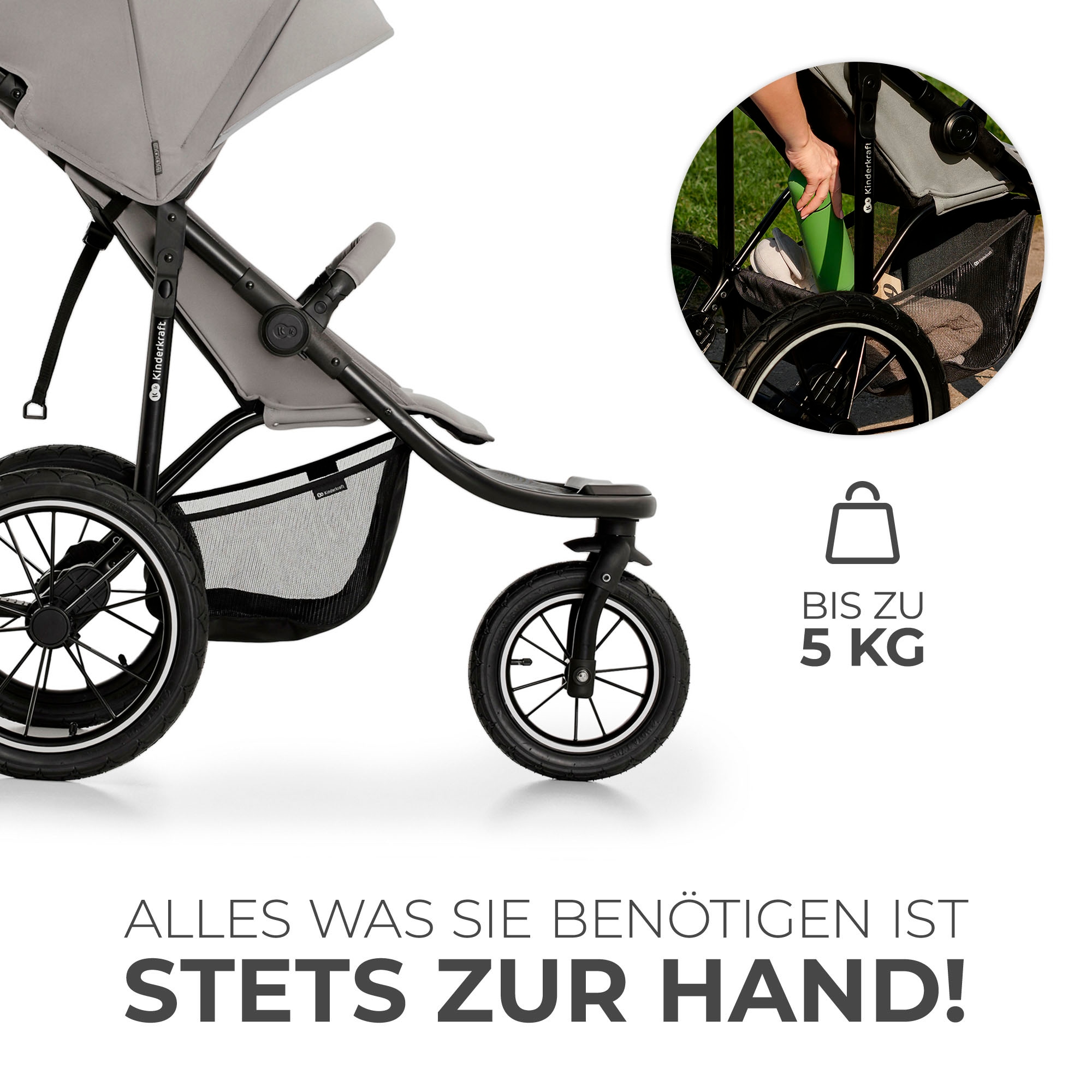Kinderkraft Kombi-Kinderwagen »HELSI 2«, 27 kg