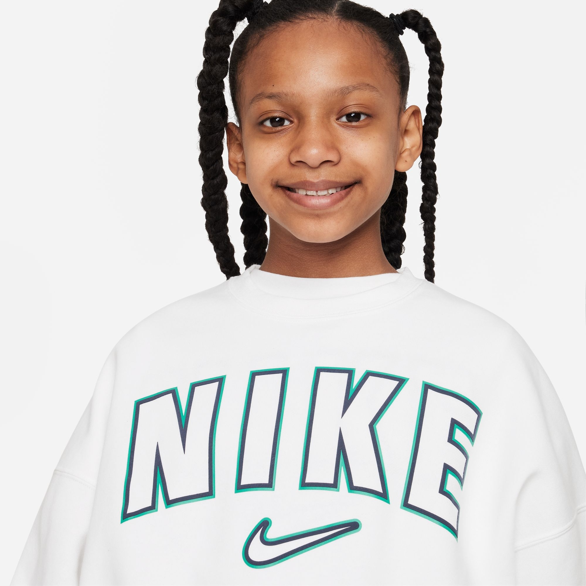 Nike Sportswear für CREW PRNT ♕ Kinder« »NSW FLC TREND Sweatshirt bei 