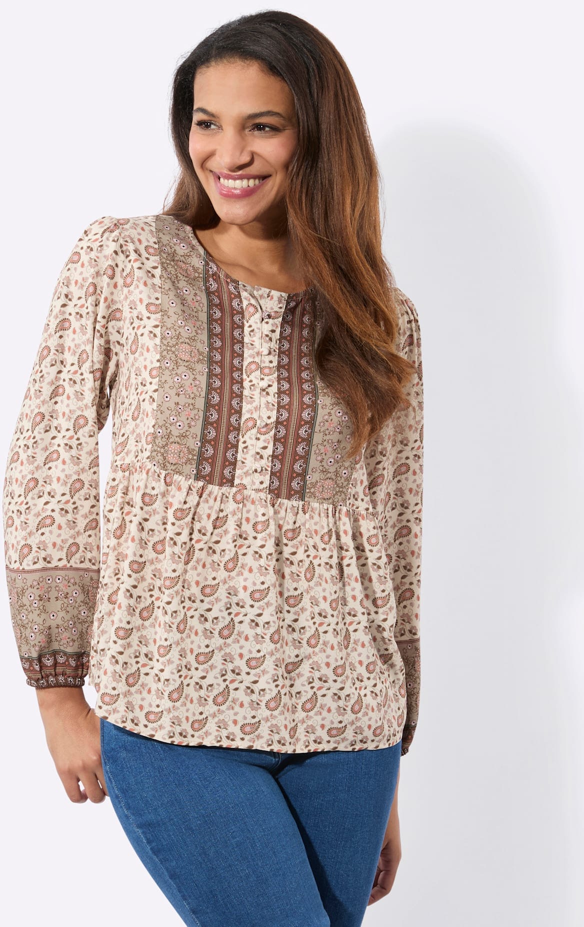 Inspirationen Longbluse