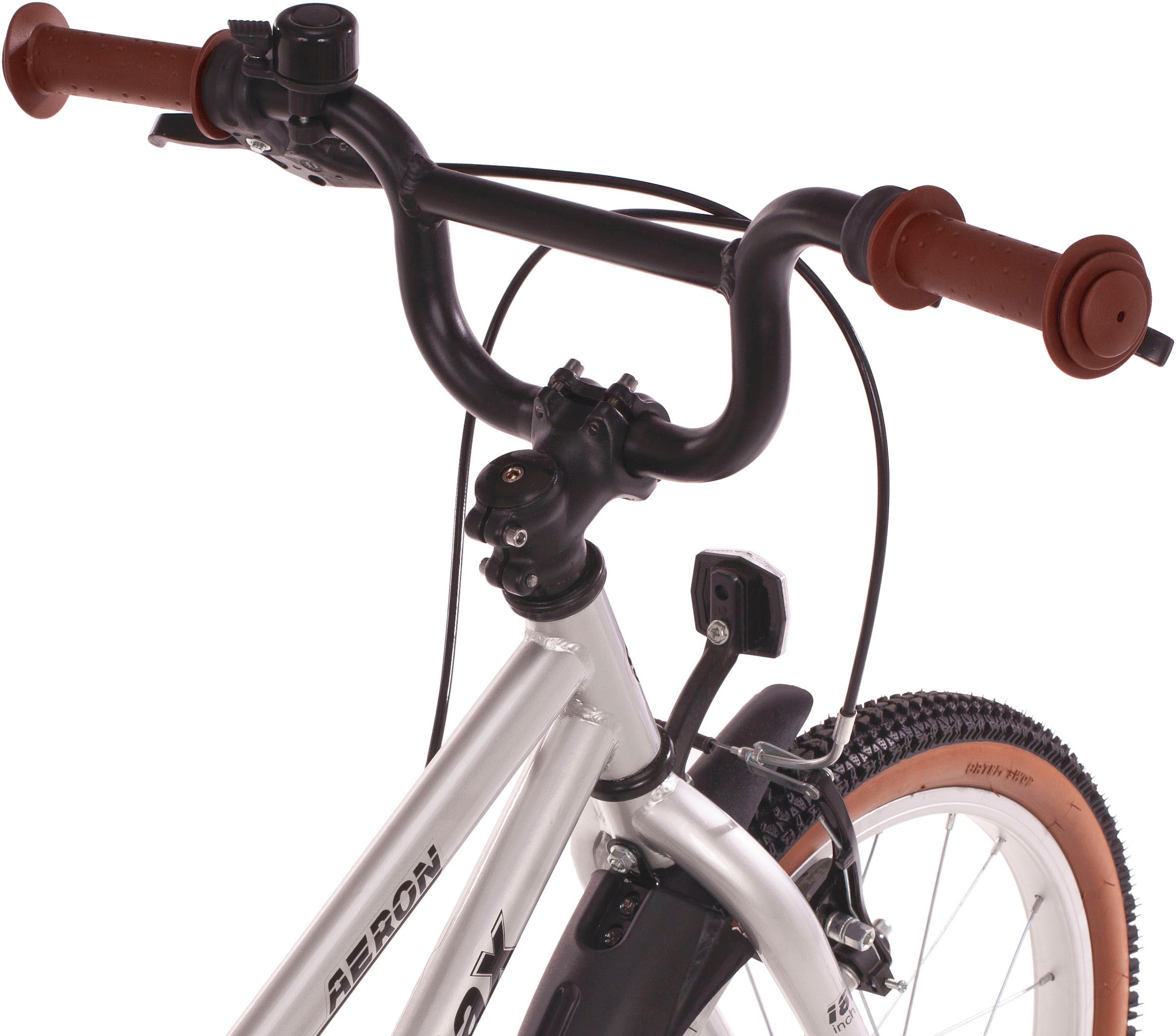 Bachtenkirch Kinderfahrrad »14" Little-Dax "AERON", silberfarben« 1 Gang ohne Schaltung x