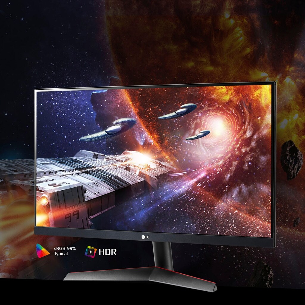 LG Gaming-Monitor »24GN600«, 61 cm/24 Zoll, 1920 x 1080 px, Full HD, 1 ms Reaktionszeit, 144 Hz