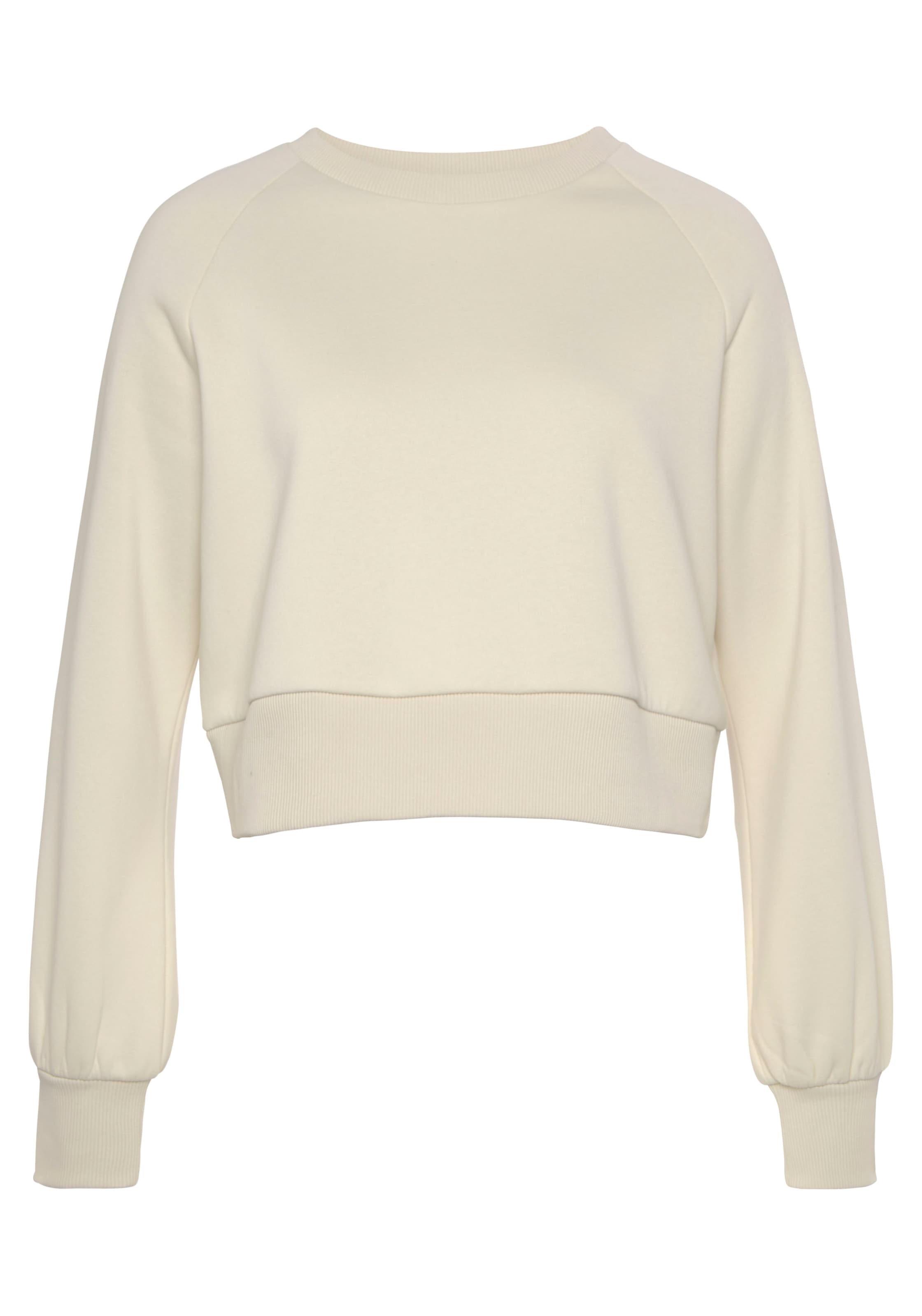 LSCN by LASCANA Sweatshirt, mit Ziernähten, Loungeanzug