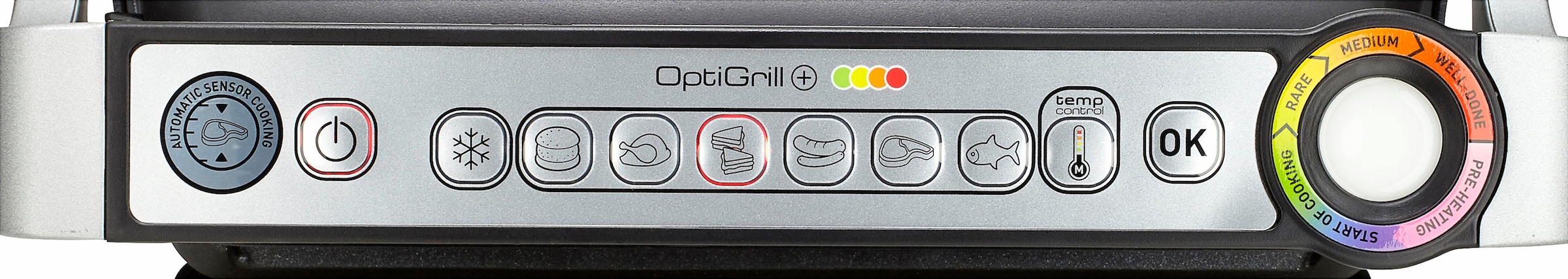 Tefal Kontaktgrill Optigrill GC705D, 2000 W, 6 Programme; passt