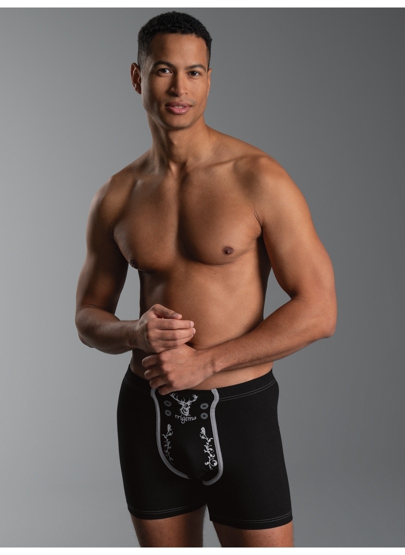 Trigema Boxer »TRIGEMA Pants mit Hirsch« 1 Stk.