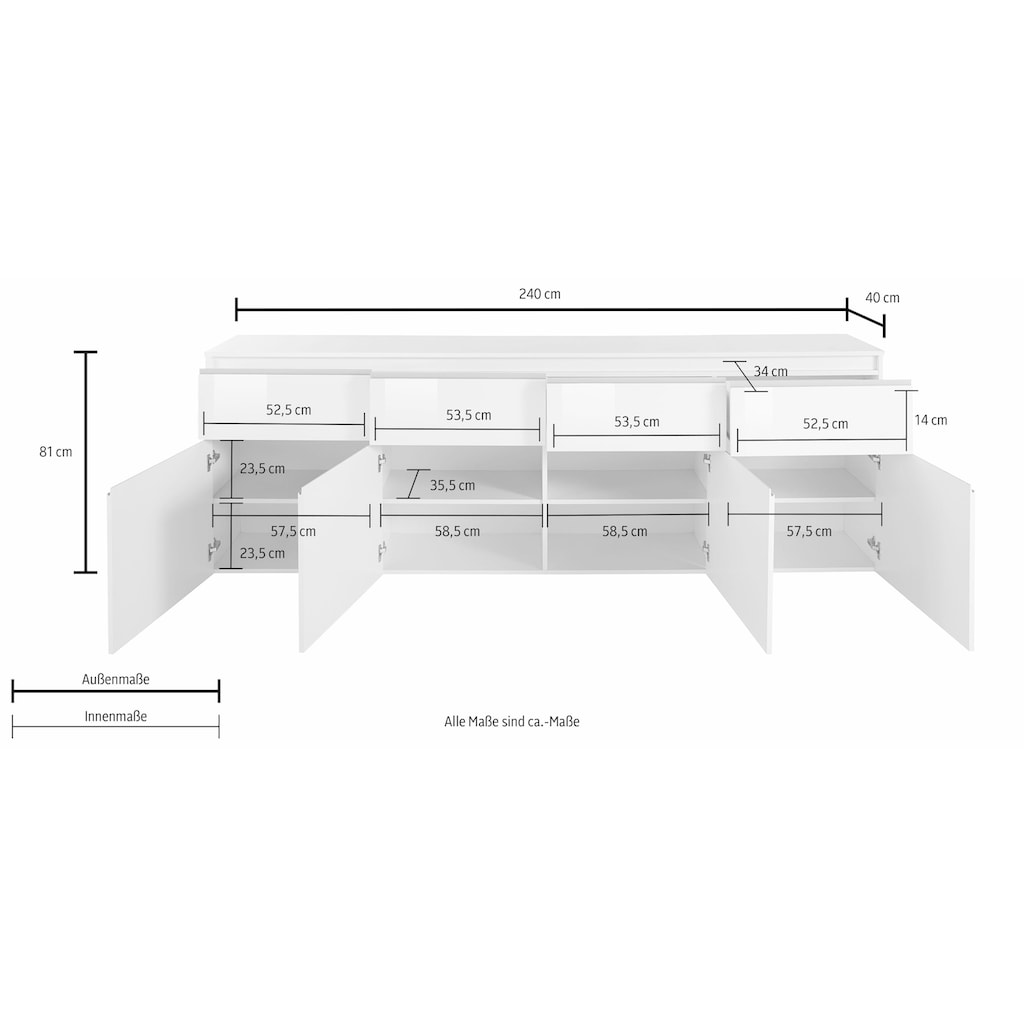 Tecnos Sideboard »Magic«