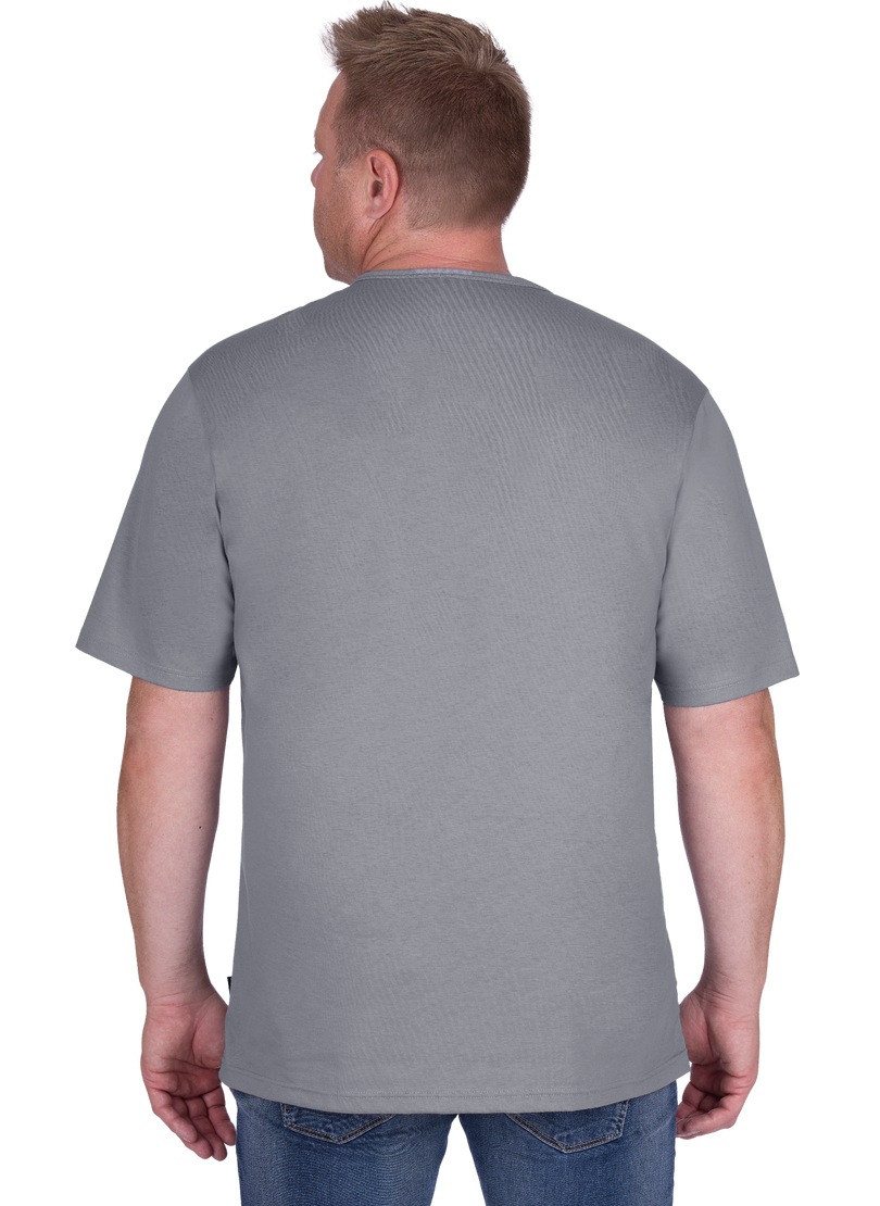 Trigema T-Shirt »TRIGEMA T-Shirt DELUXE Baumwolle« mit ♕ bei Knopfleiste