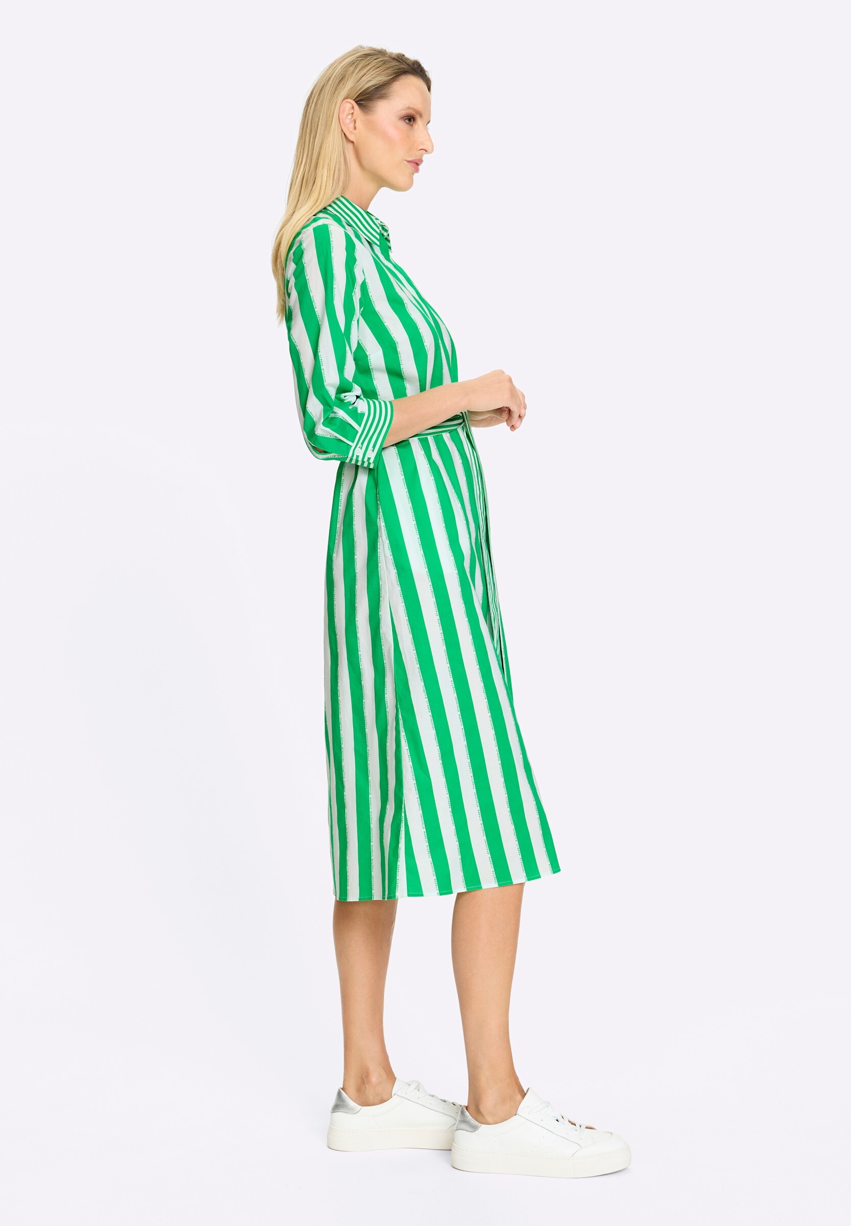 heine Hemdblusenkleid »Streifenkleid Hemdblusenkleid mit Streifen« Nahttasche