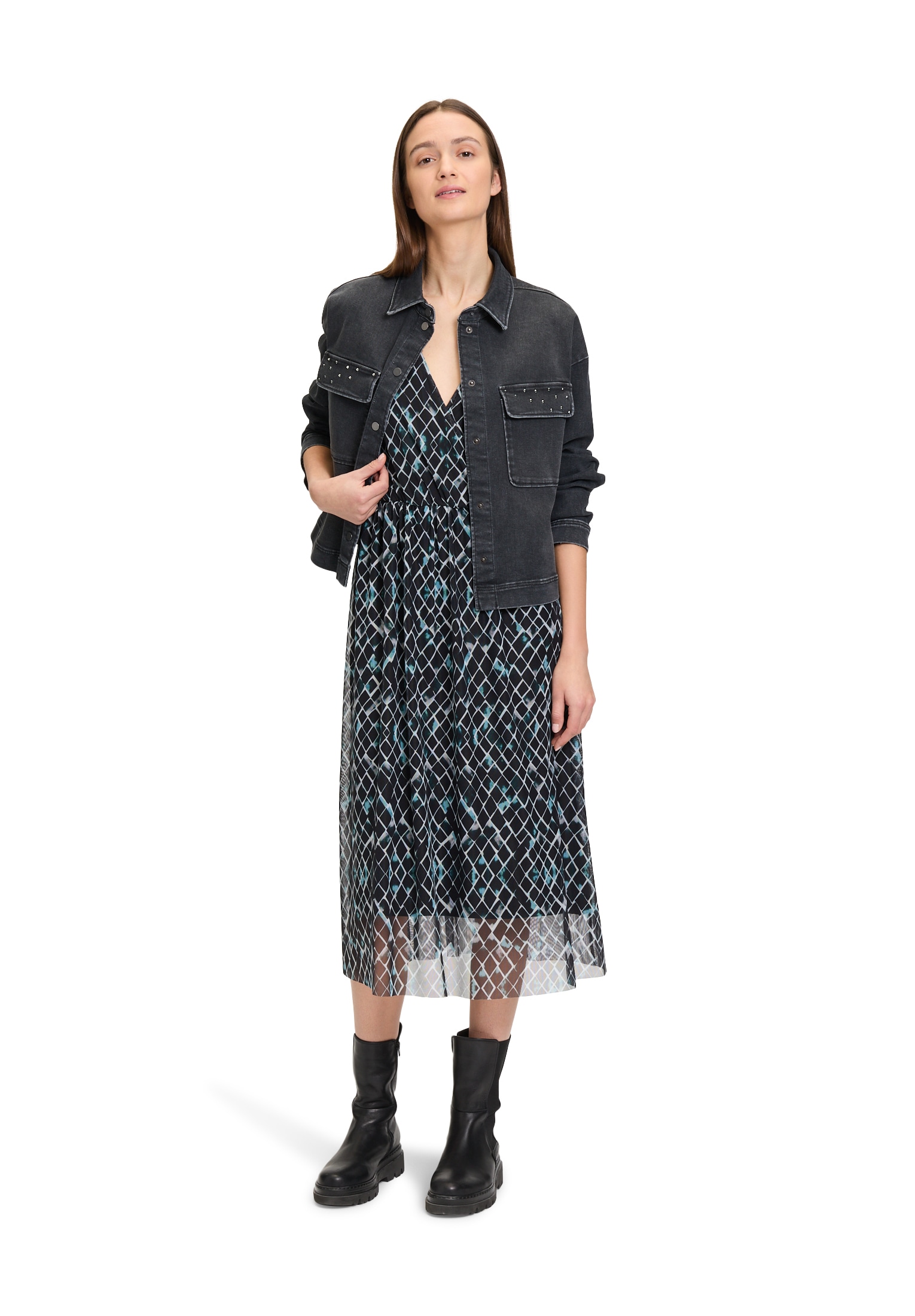 Betty&Co Meshkleid »Mesh-Kleid mit Print«