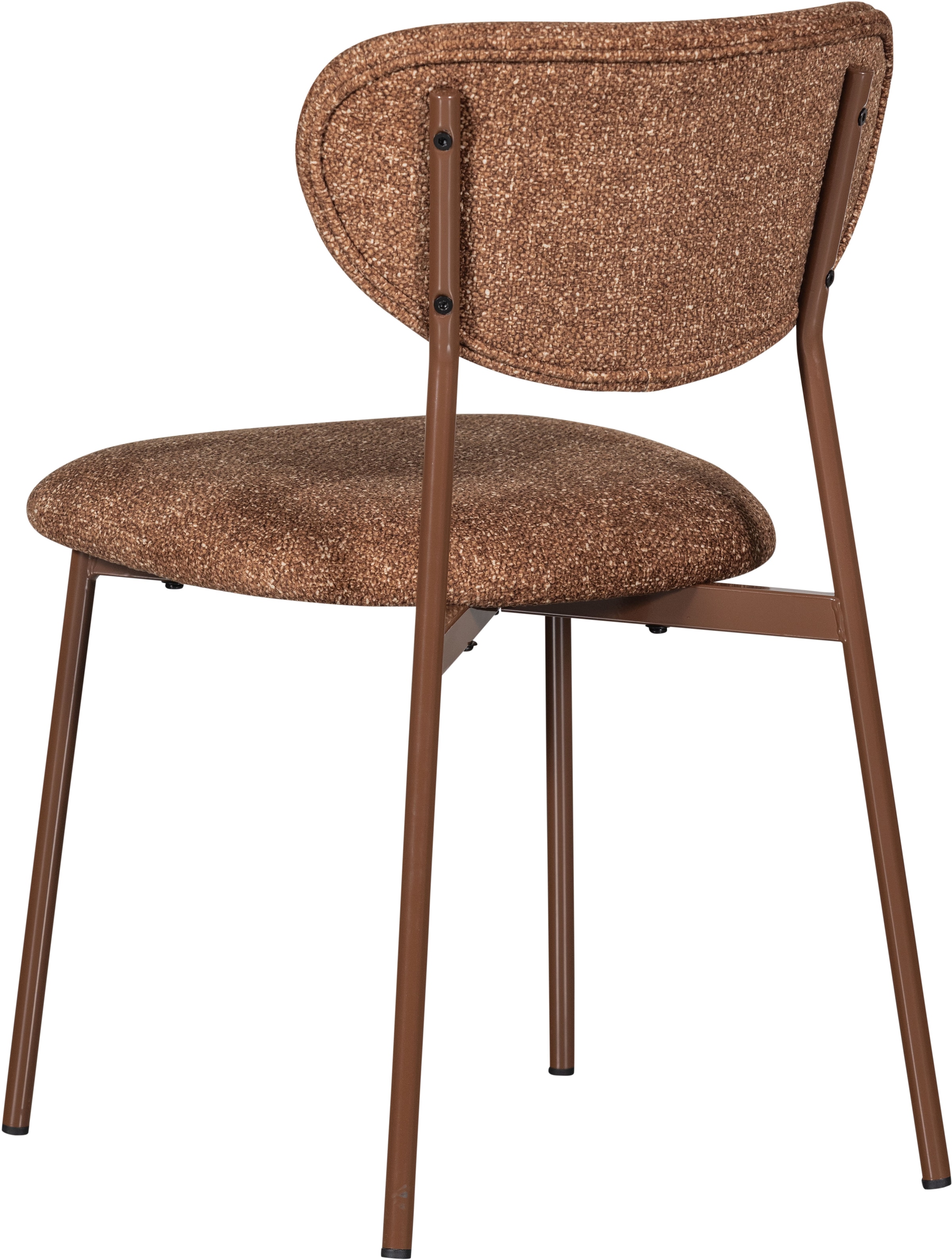 WOOOD Esszimmerstuhl »Valor Webstoff mit farblich passendem Metallgestell H77 x B46 x T56 cm« (Set) 2 Stk.(Set, 2 St) Tragkraft 120 kg, pfleigleicht, Hohe Verschleißfestigkeit