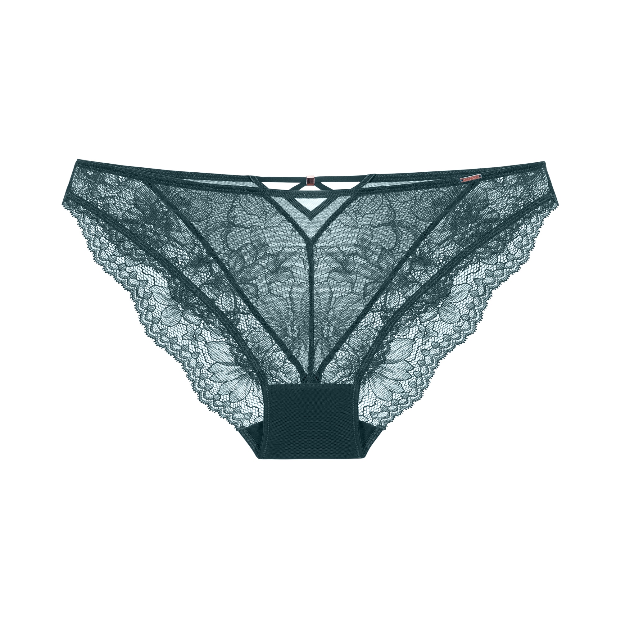 Dorina Slip »JEMMA« florale Spitze, Mesh, elastisch, feminin