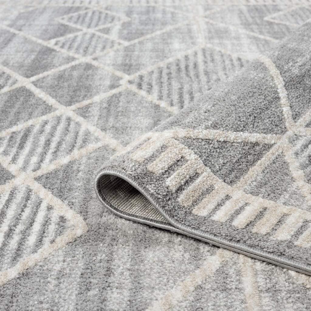 Carpet City Teppich »FLAIR178«, rund, 11 mm Höhe, Kurzflor-Teppich, Skandi-Stil, Wohnzimmer