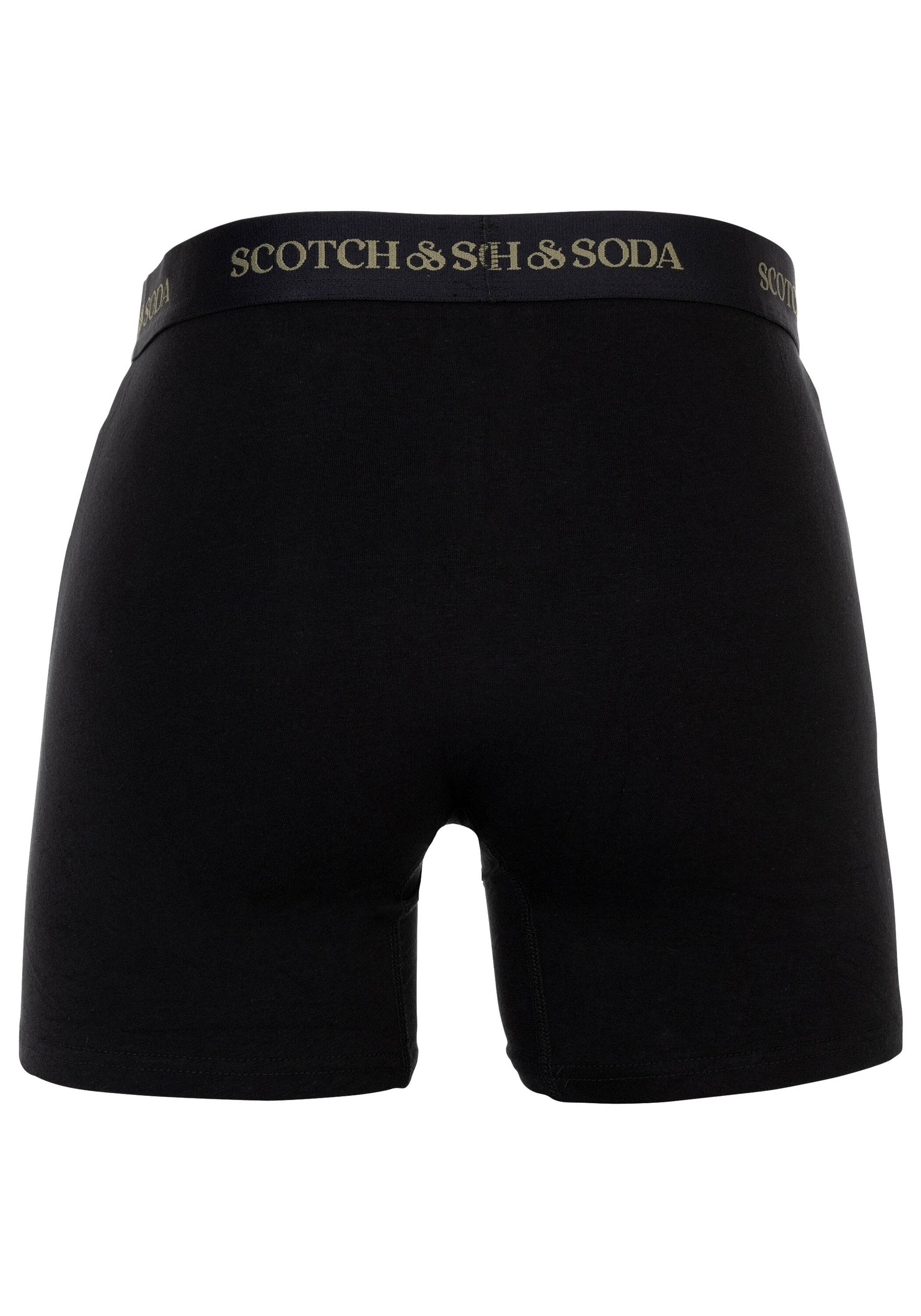 Scotch & Soda Boxershorts »Boxershort Solid Cotton Stretch 3er Pack«