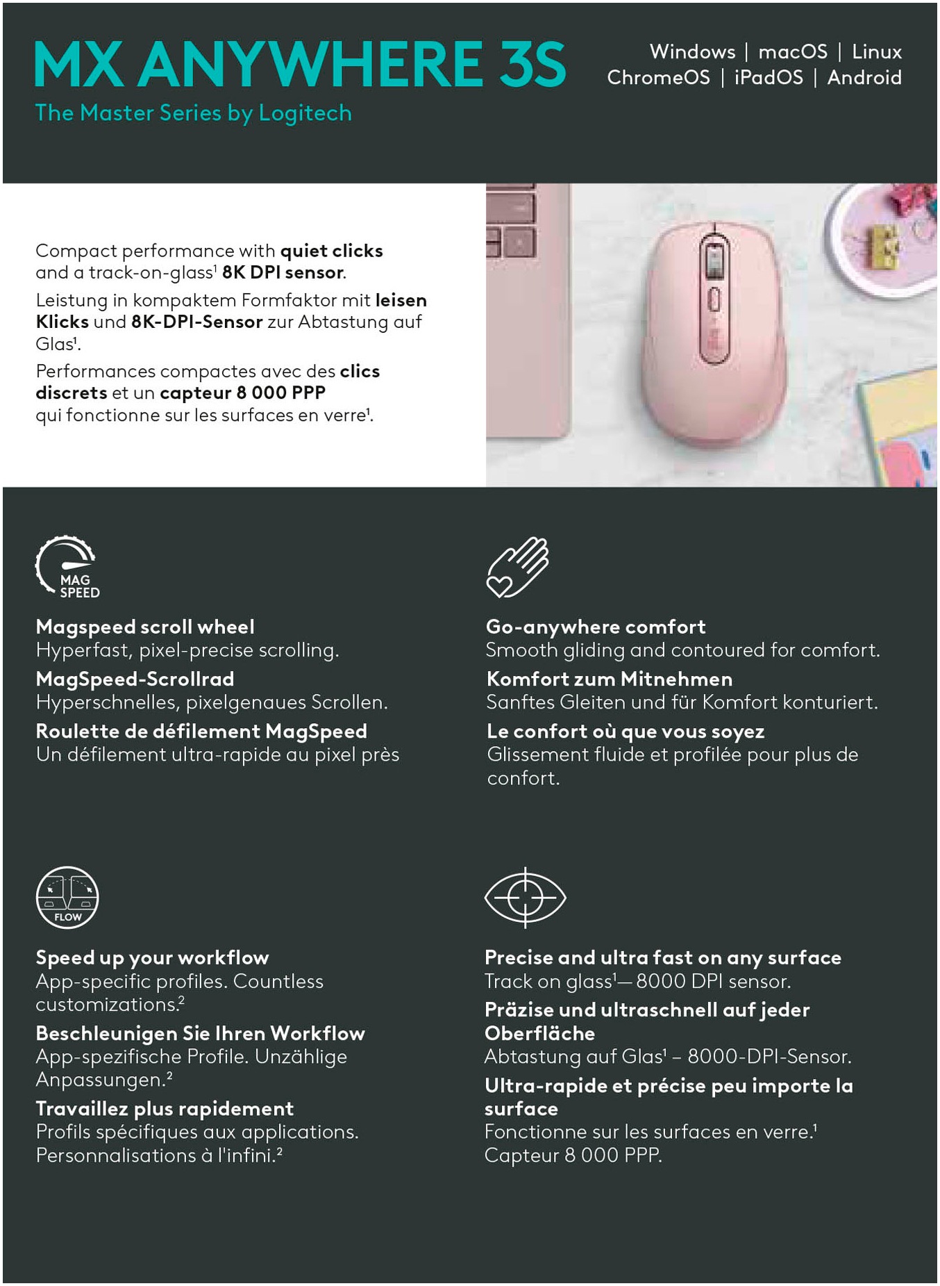 Logitech Maus »910-006931«, Bluetooth