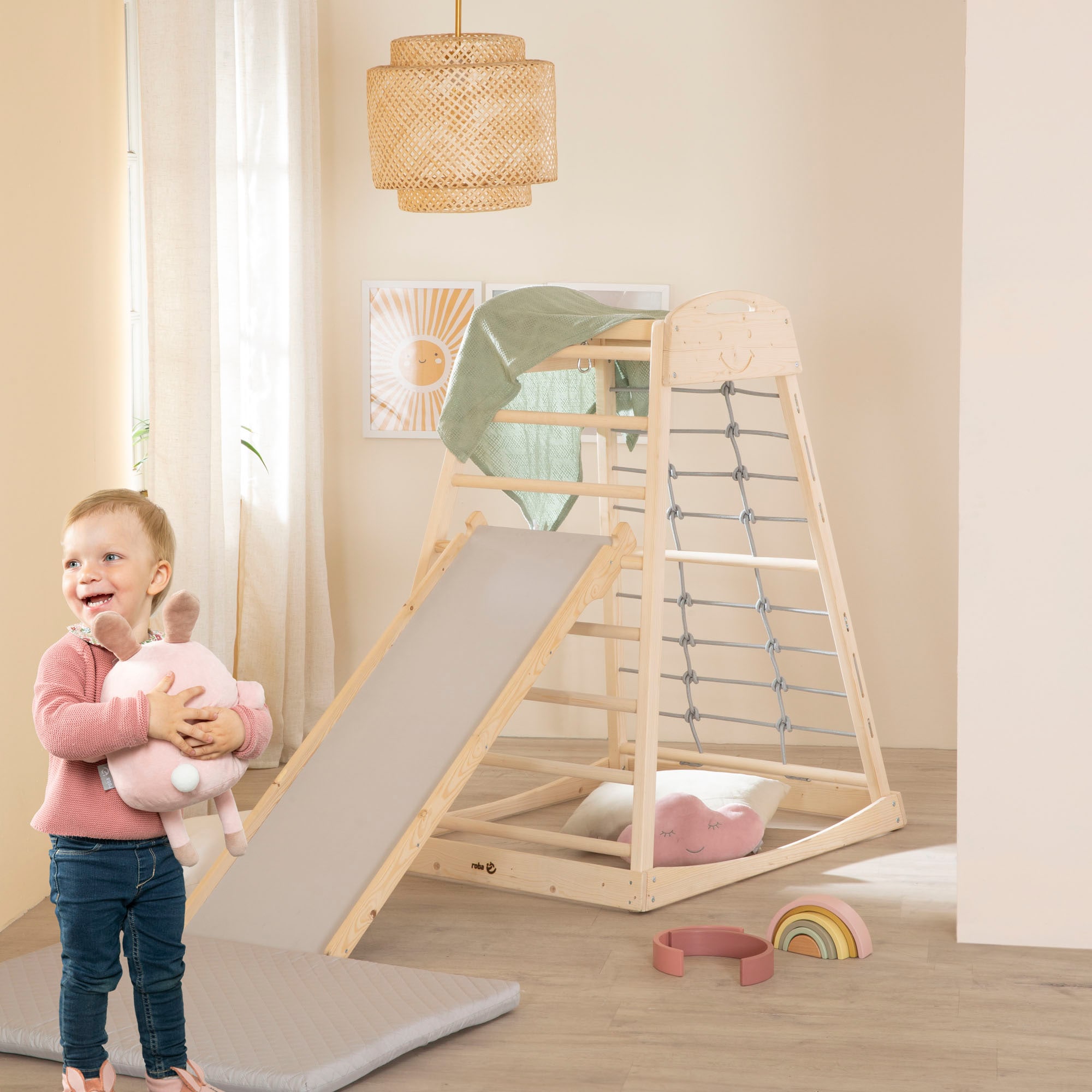 roba® Rutsche »Rutschbrett für roba Kletterdreieck« für roba Kletterdreieck und Spielturm