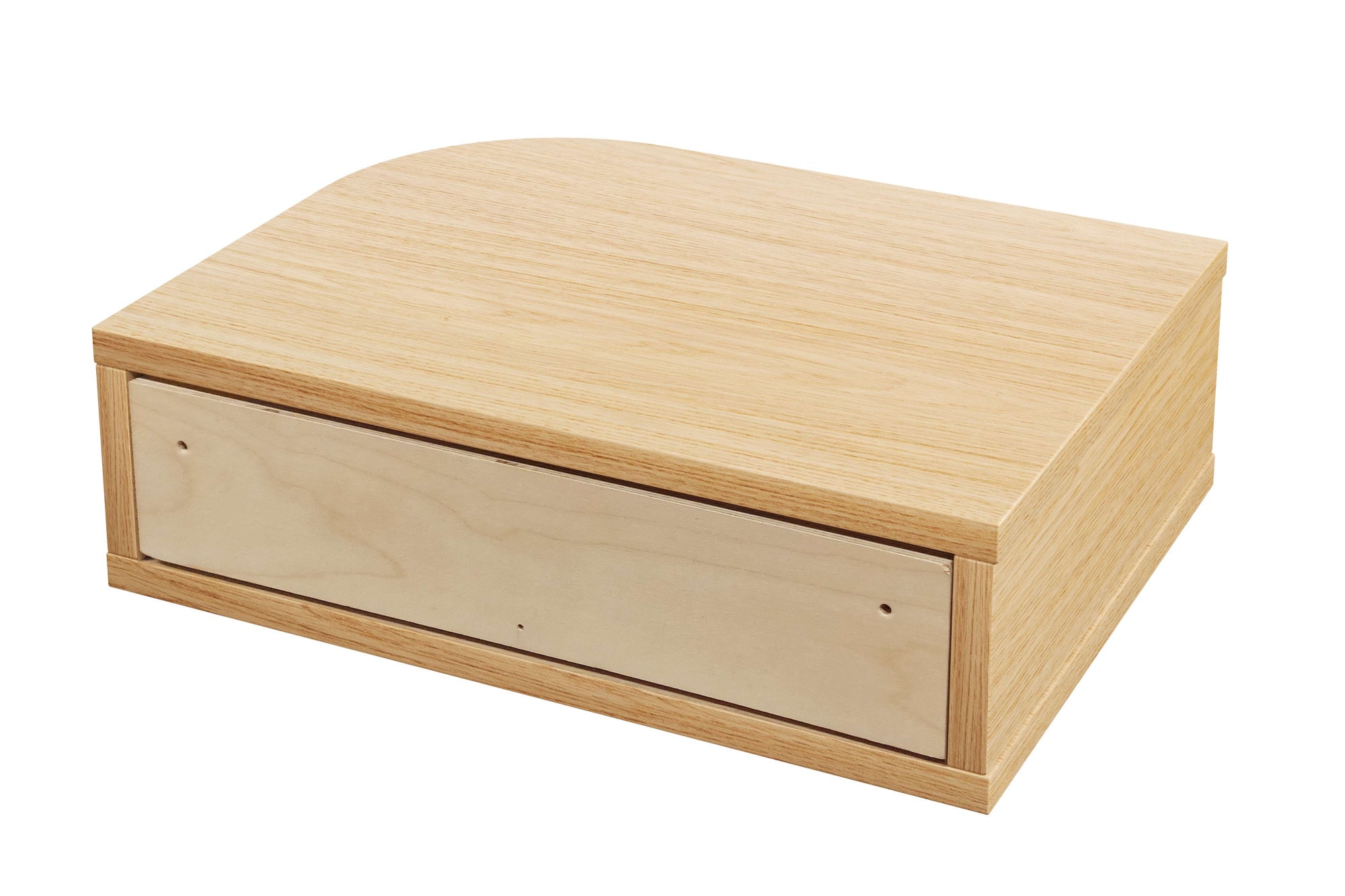 Woodman Nachttisch »Farsta« in 3 Farben, mit Tambourschiebetüren, mit Eichenholz furniert, FSC®