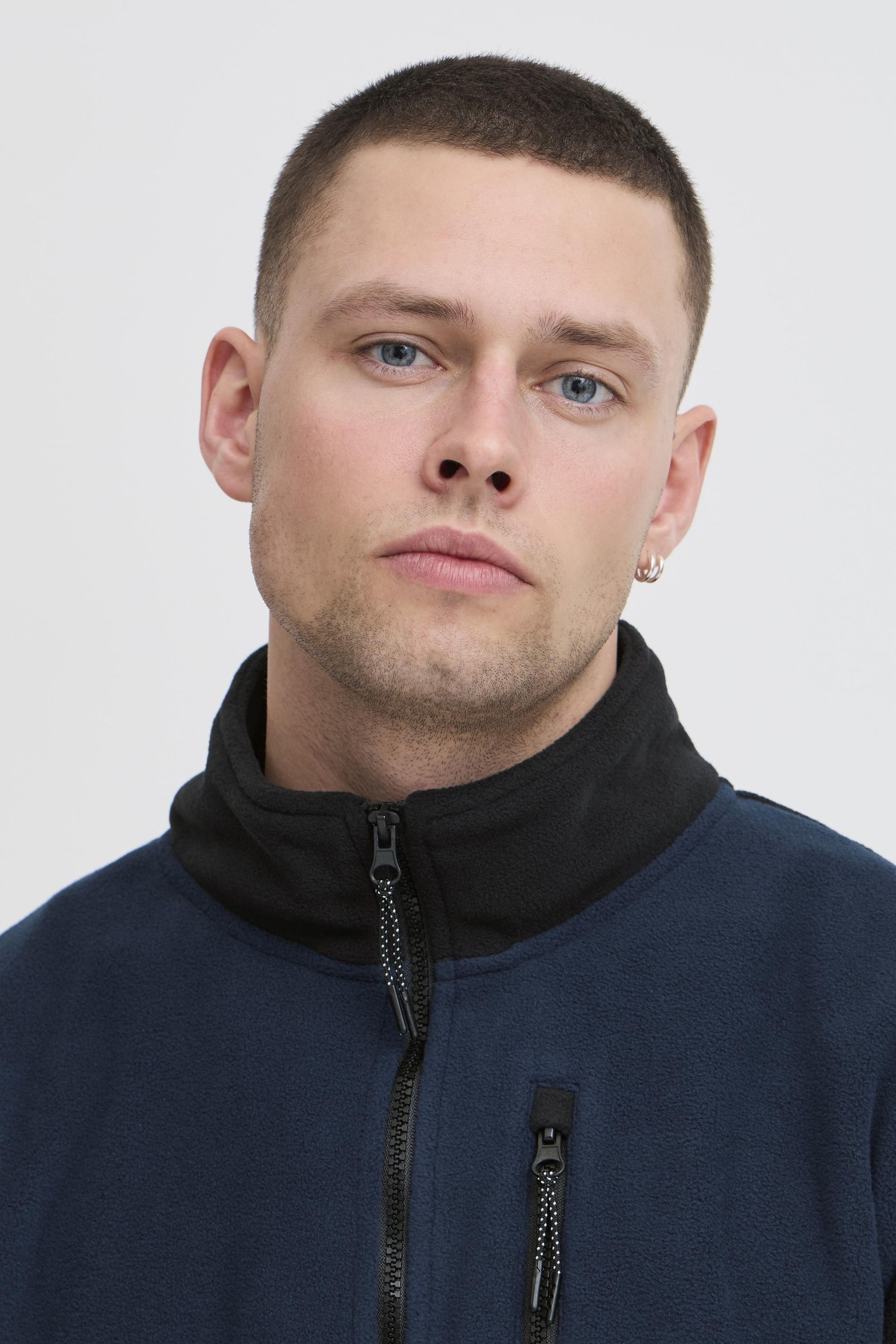 Blend Fleecejacke »Fleecejacke BHBROOKS Sweatshirt halfzipp«