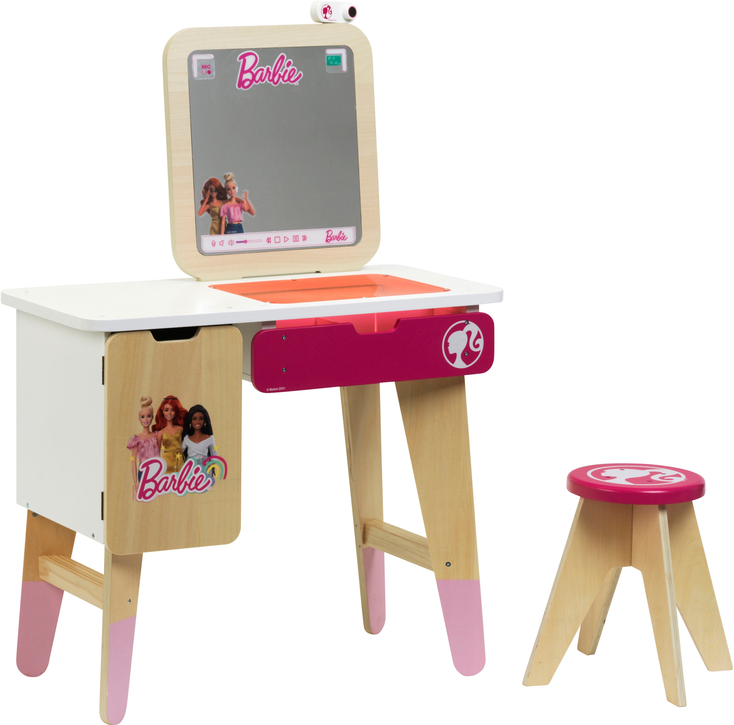 Klein Schminktisch »Barbie Vloggerstudio«, aus Holz