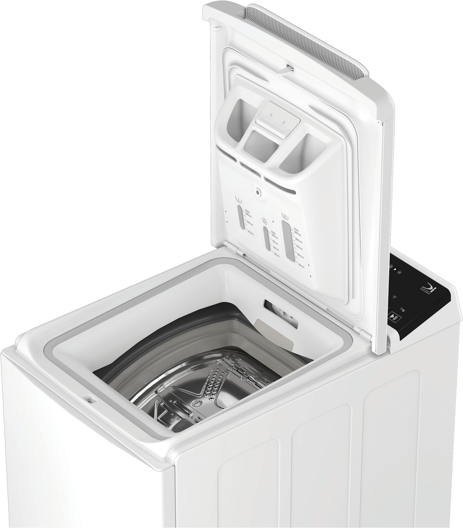 BAUKNECHT Waschmaschine Toplader »TBK 71A BWD SILENCE« 6 kg 1200 U/min HomeWhiz – smarte Vernetzung für mehr Komfort