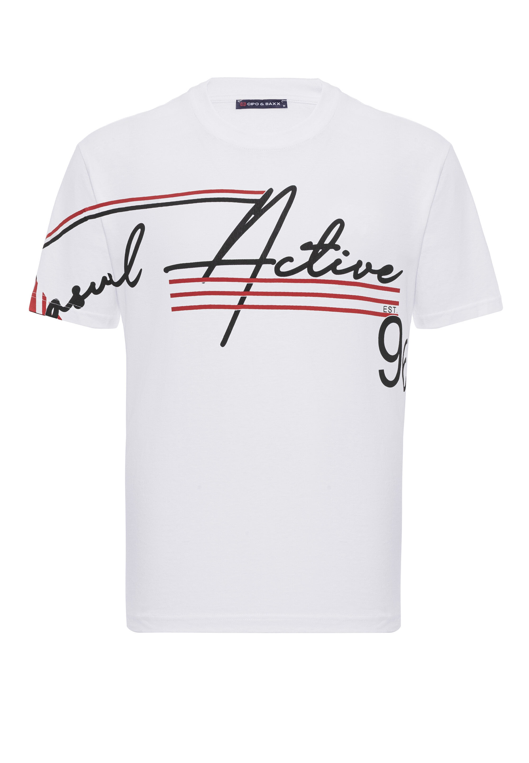 Cipo & Baxx T-Shirt »CT796« Rundhalsausschnitt