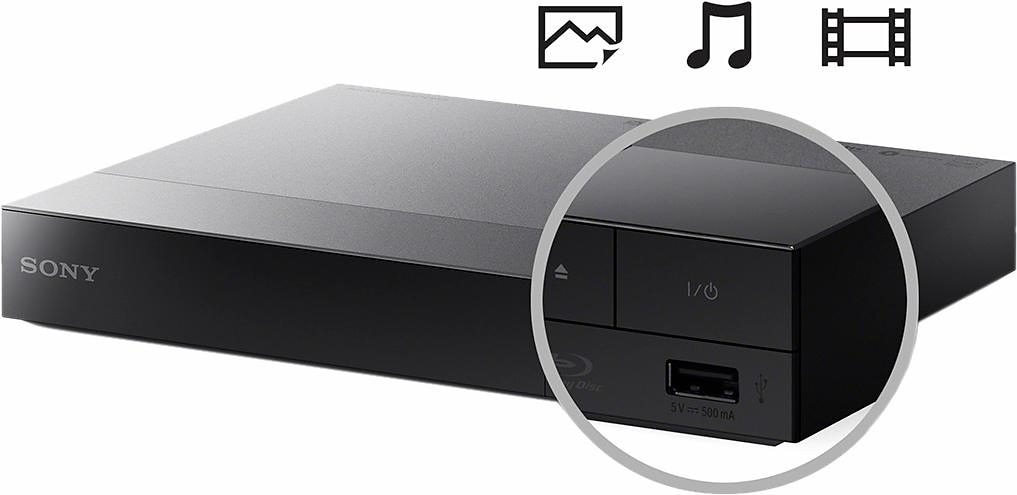 Sony Blu-ray-Player »BDP-S3700«, Miracast (Wi-Fi Alliance)-LAN (Ethernet)-WLAN, Full HD