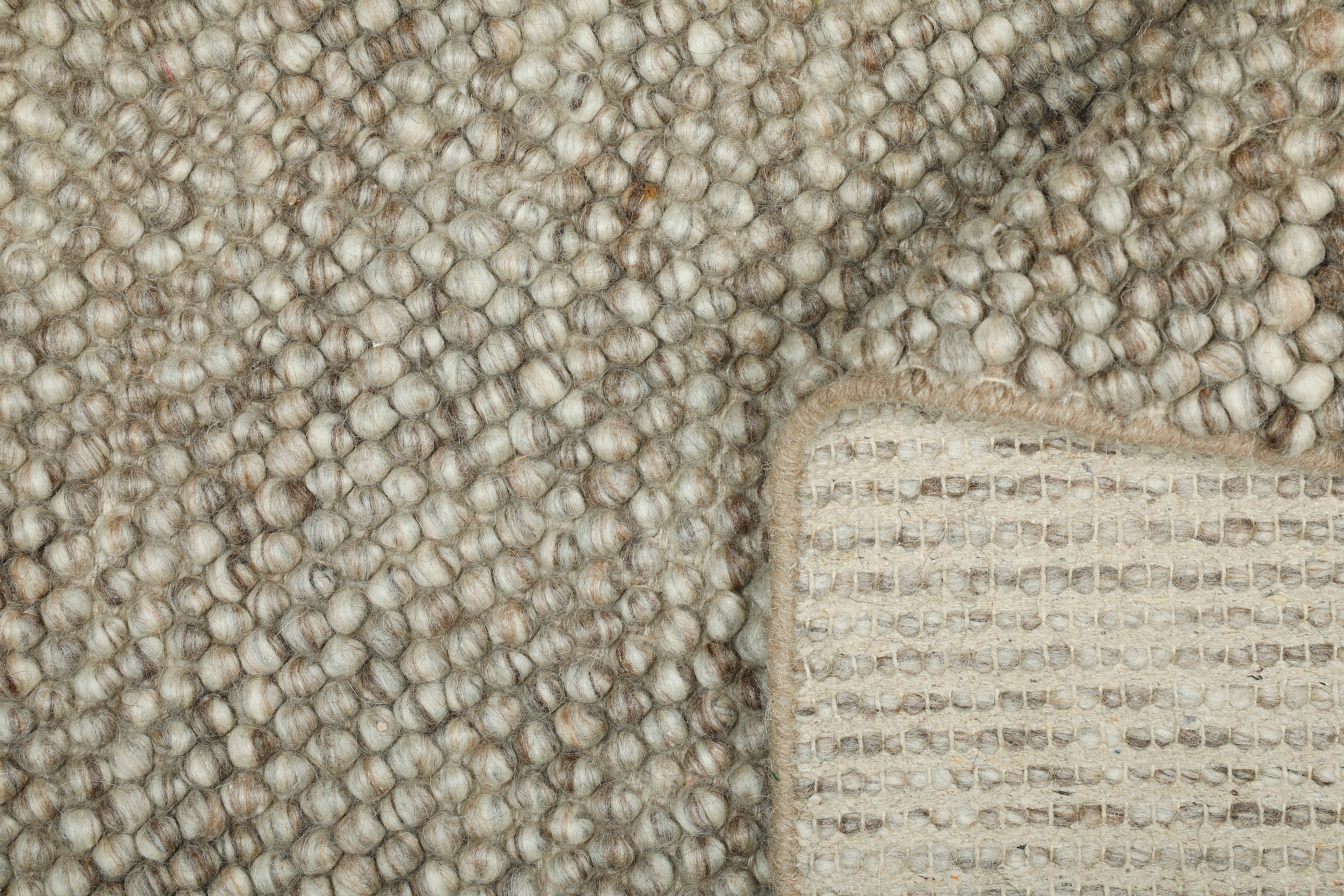 my home Wollteppich »Wolly, Wolle« rechteckig 14 mm Höhe handgewebt, Handweb Teppiche, Wohnzimmer, Schlafzimmer, Esszimmer