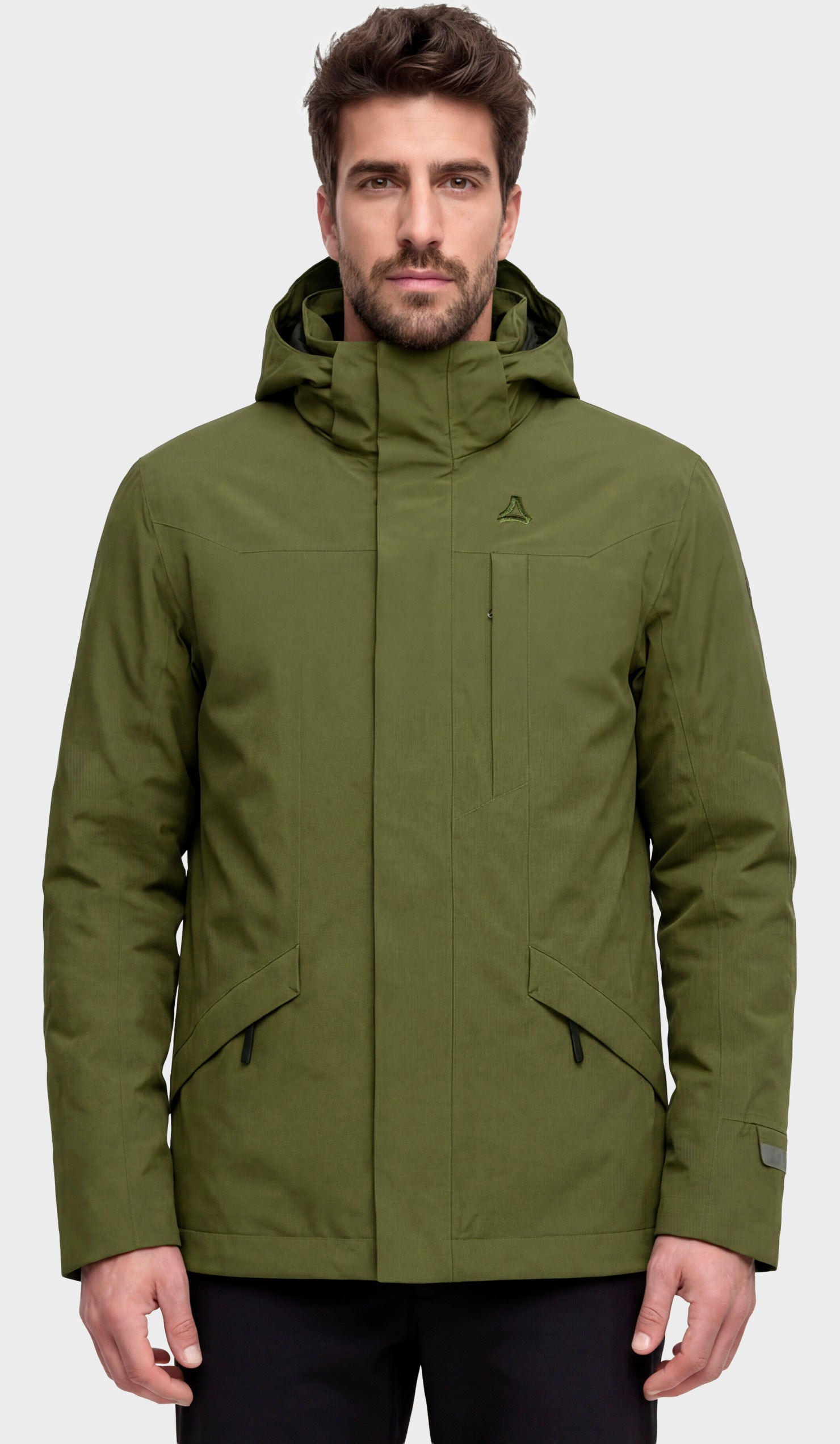 Schöffel Doppeljacke »3in1 Parka Style Borkol MNS« mit Kapuze