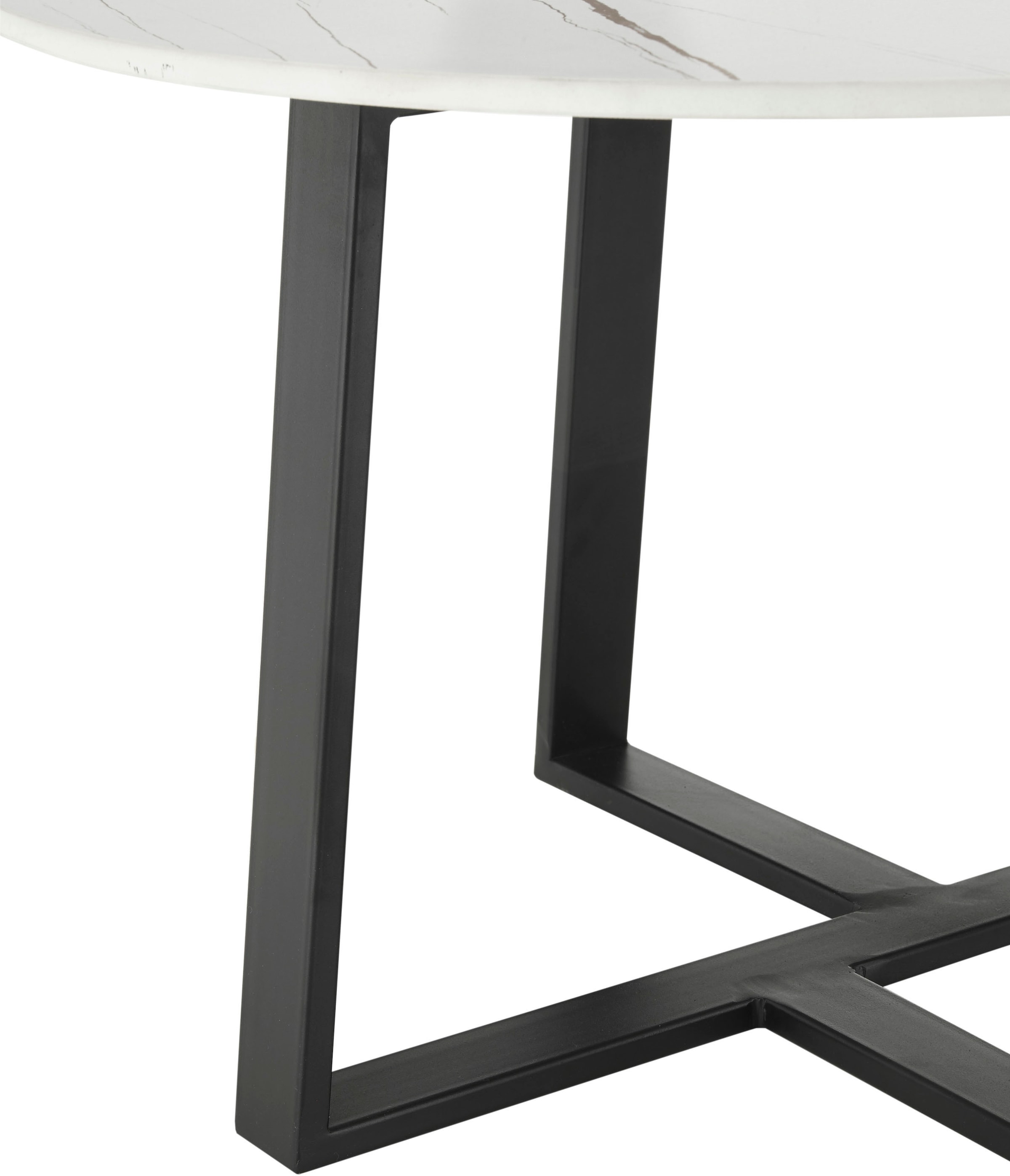 Stolkom Couchtisch »JASON 1«, rund Keramik gemasert